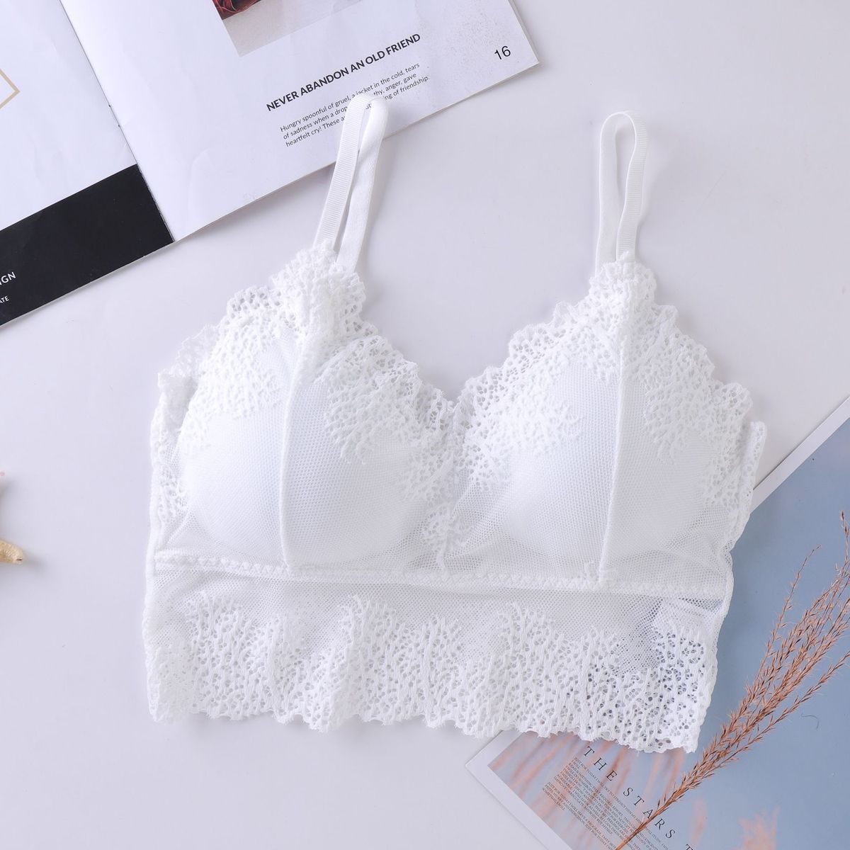 GENERICO - BRALETTE CON ENCAJE FRANCES