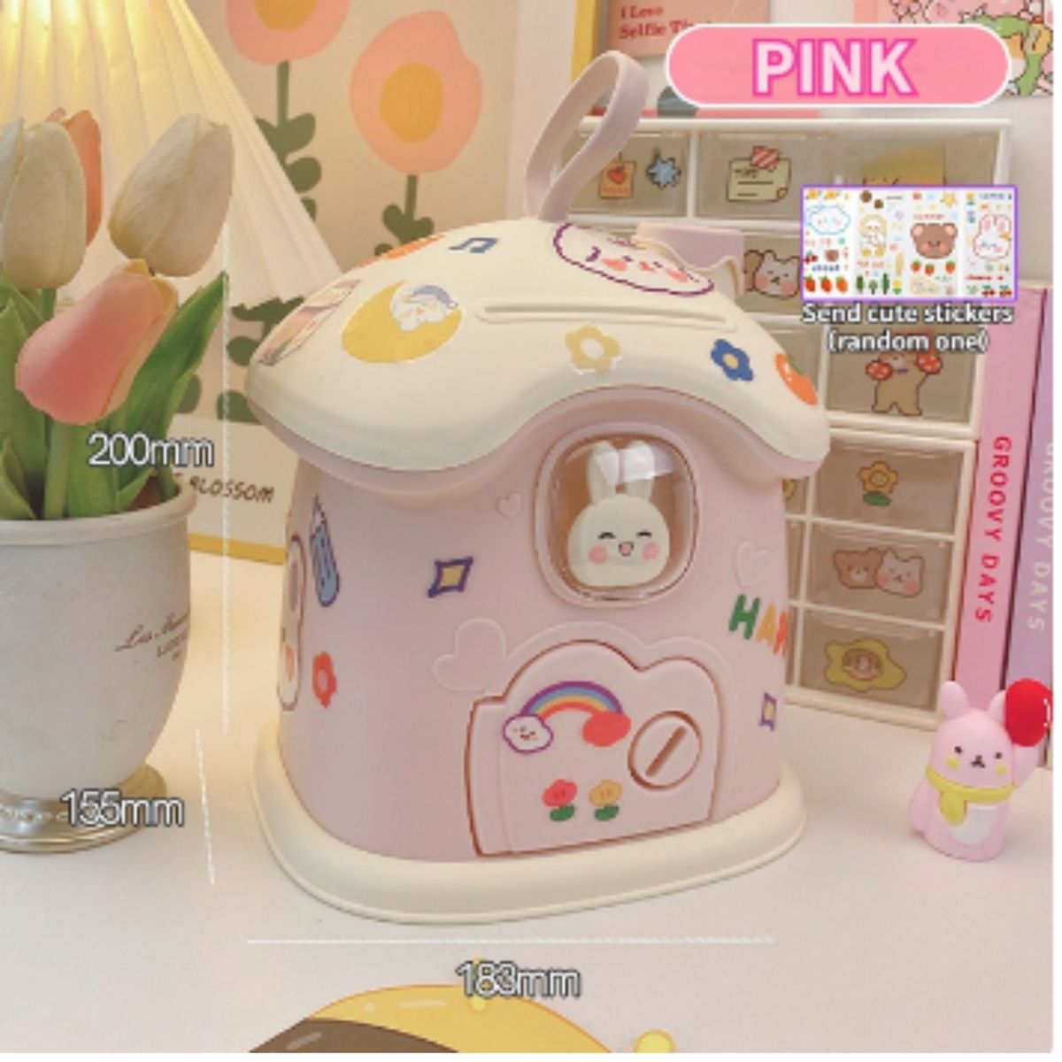 GENERICO - ALCANCIA DE CONEJITO PARA NIÑOS