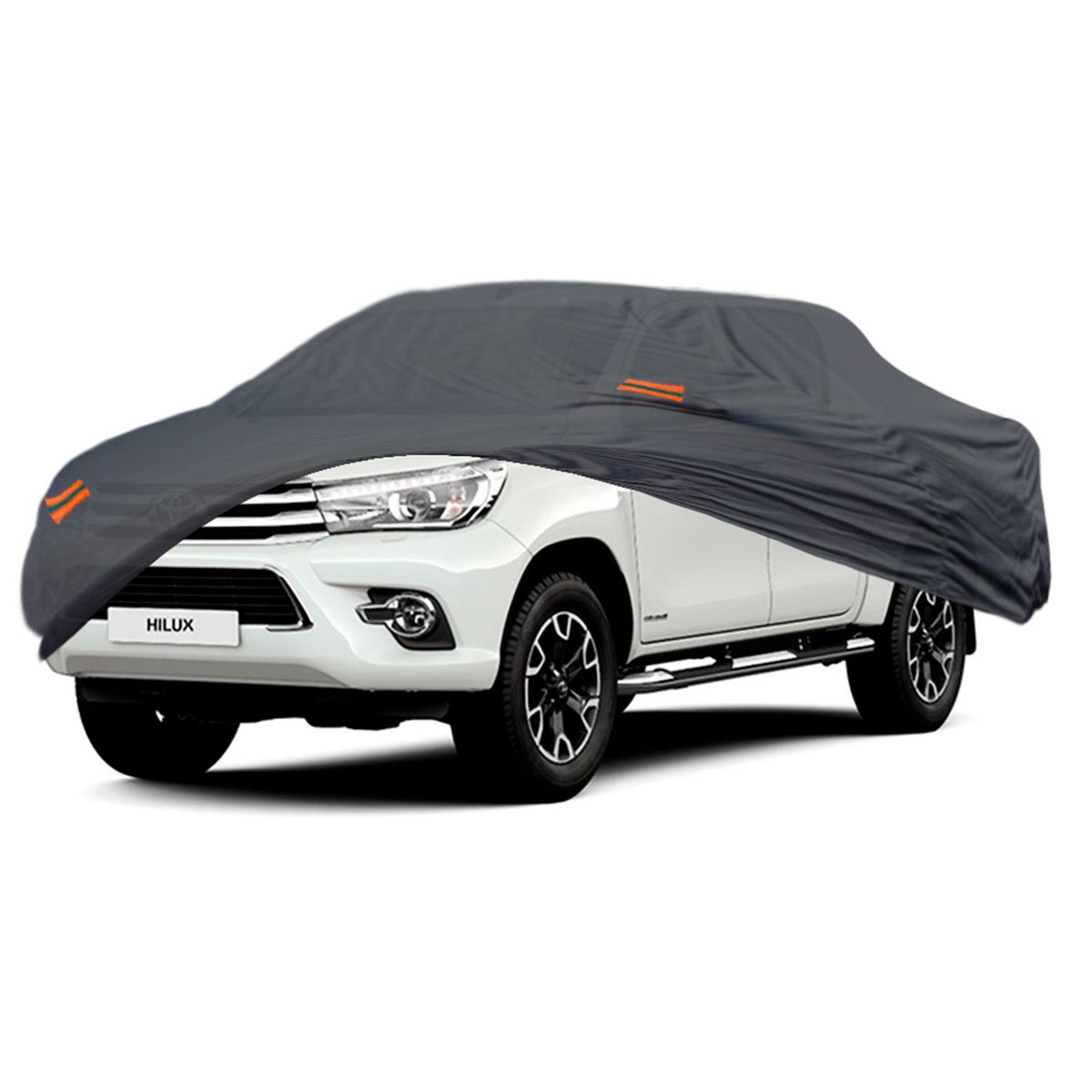 TECGO - PROTECTOR COBERTOR TIPO TOYOTA HILUX 2017 EN ADELANTE GRIS