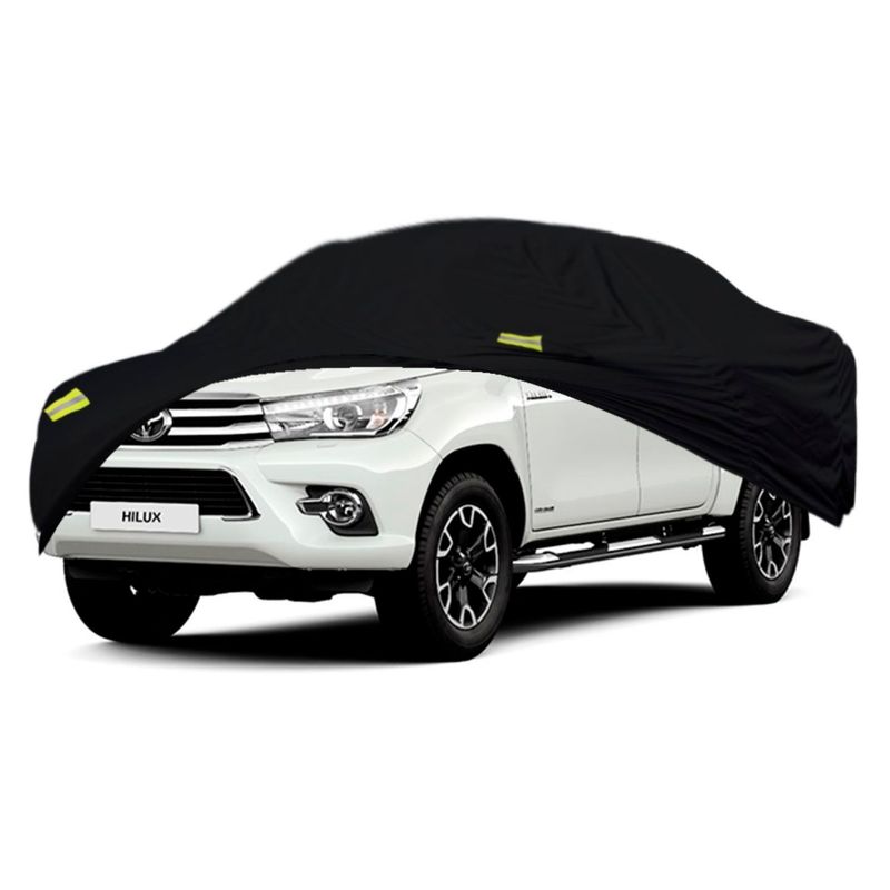 TECGO - PROTECTOR COBERTOR TIPO TOYOTA HILUX 2017 EN ADELANTE NEGRO