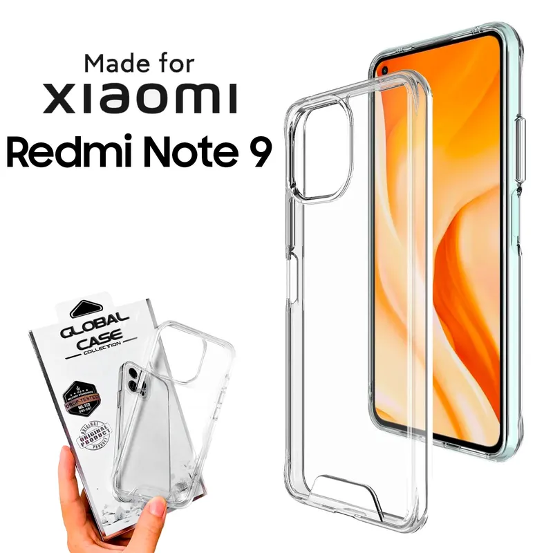 SPACE - Case Space Para Redmi Note 9 Transparente