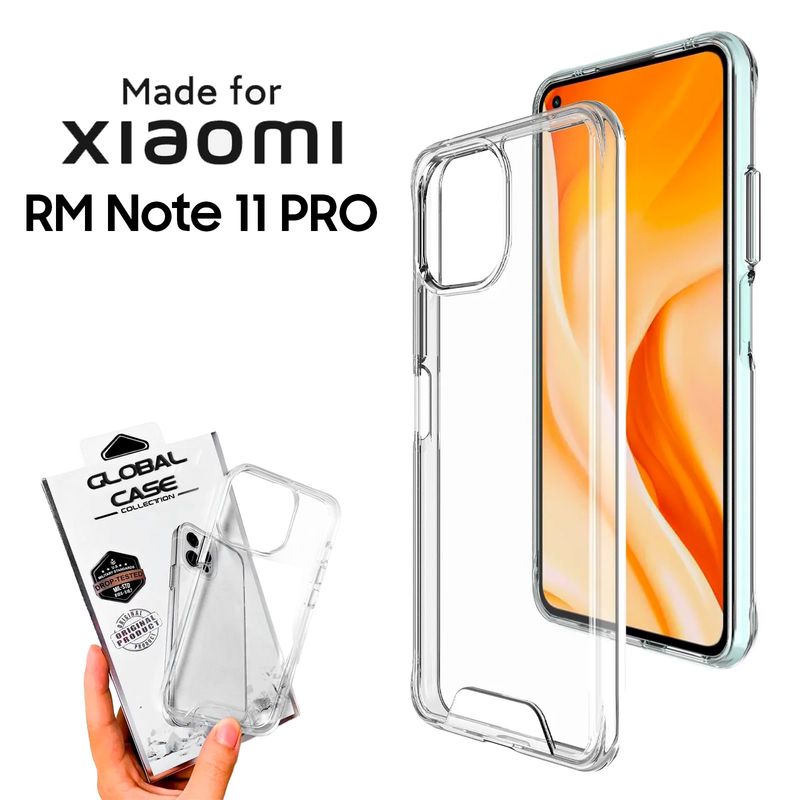 SPACE - Case Space Para Redmi Note 11 Pro Transparente