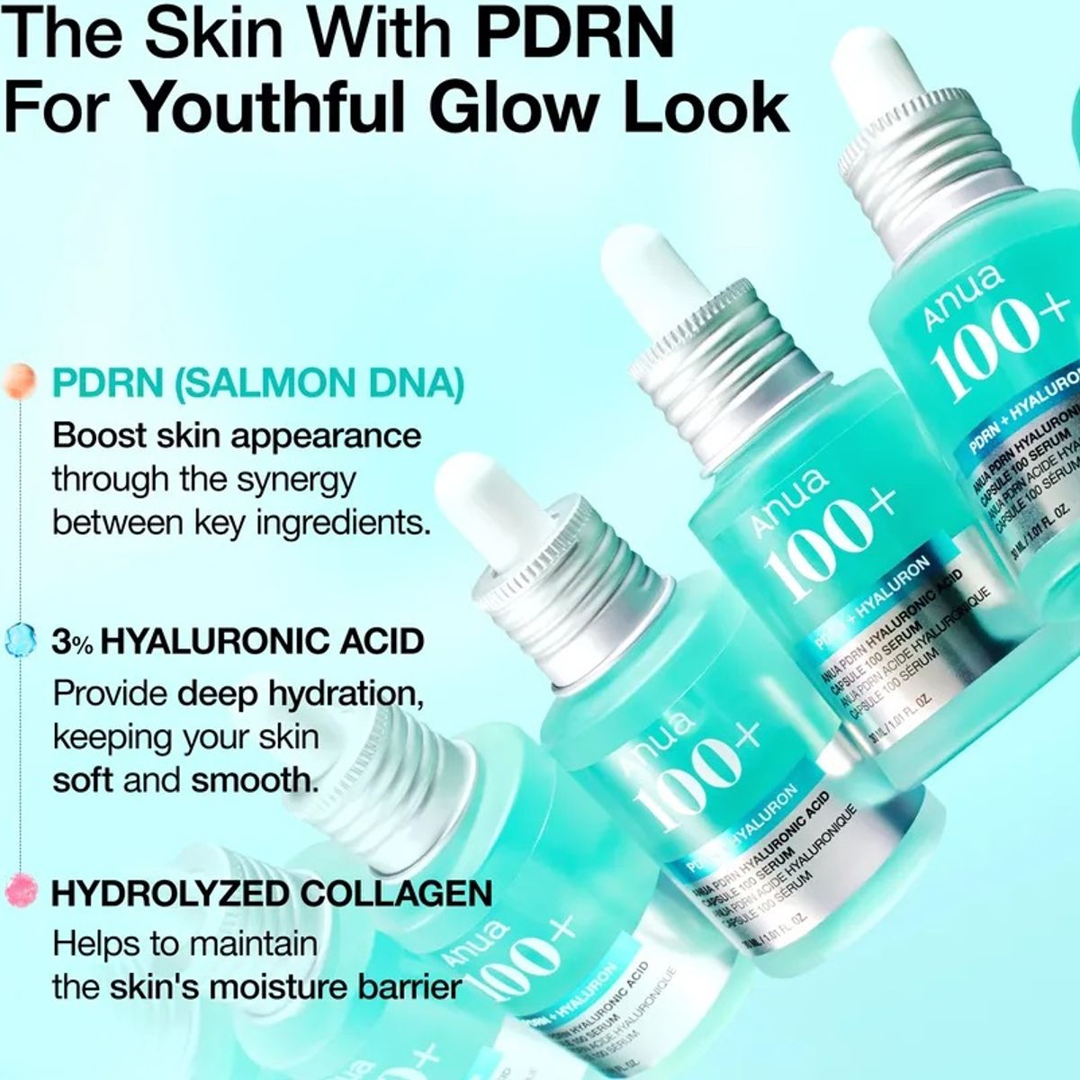 BEAUTY OF JOSEON - ANUA PDRN Hyaluronic acid capsule 100 serum 30ml