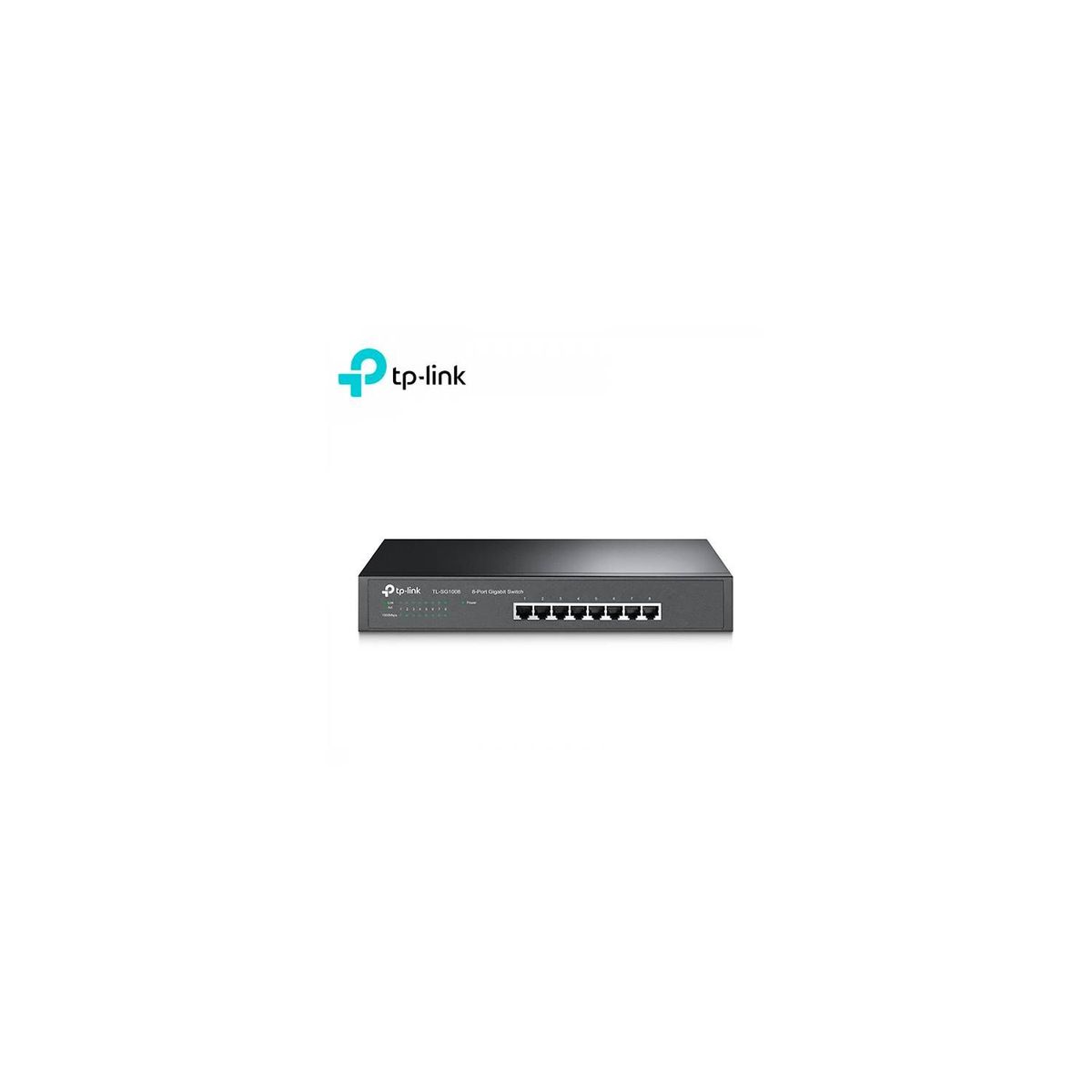 TP LINK - SWITCH TP-LINK TL-SG1008 MBPS RACK 13 - 8P  METAL