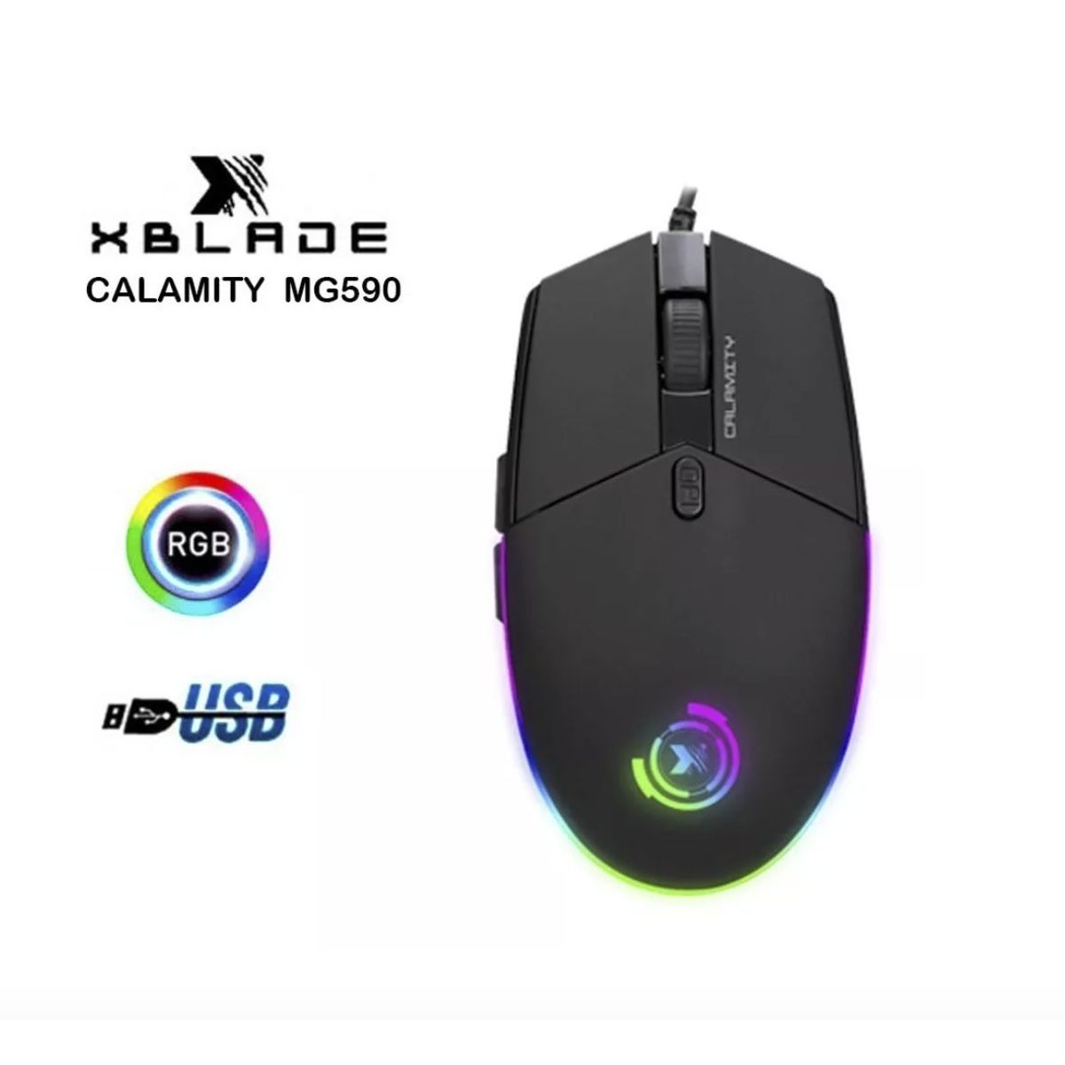 XBLADE - Mouse Xblade Elite Calamity Gxb-mg590 Rgb 6400 Dpi