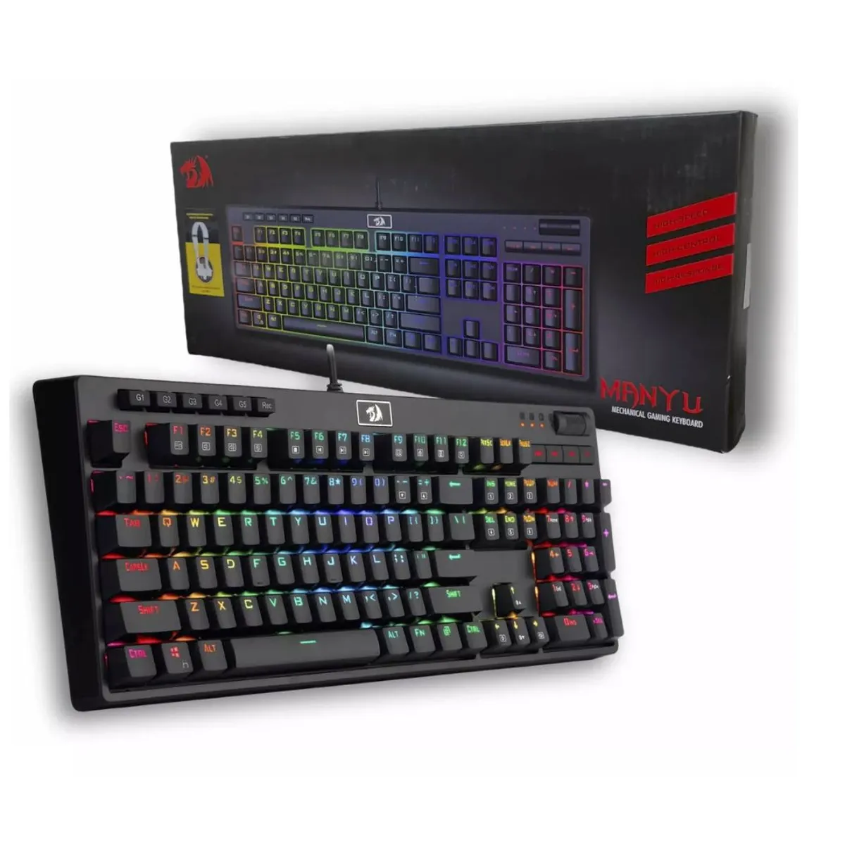 REDRAGON - Teclado Gamer Redragon Manyu K579 Rgb Mecanico