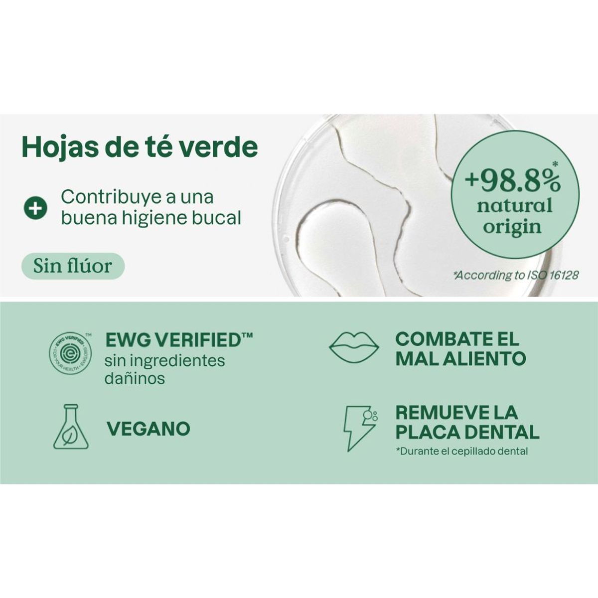 ATTITUDE - Pasta de dientes para adultos sin flúor Aliento Fresco