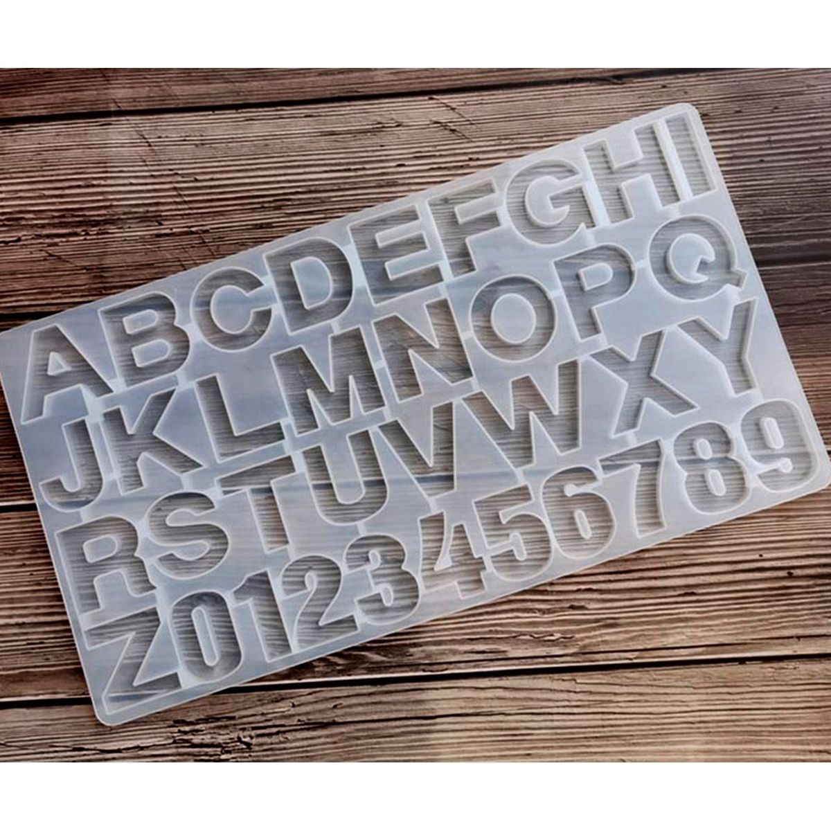 DO DOCTOR OBRA - MOLDE SILICONA LETRAS Y NÚMEROS JOYERÍA Y MANUALIDADES