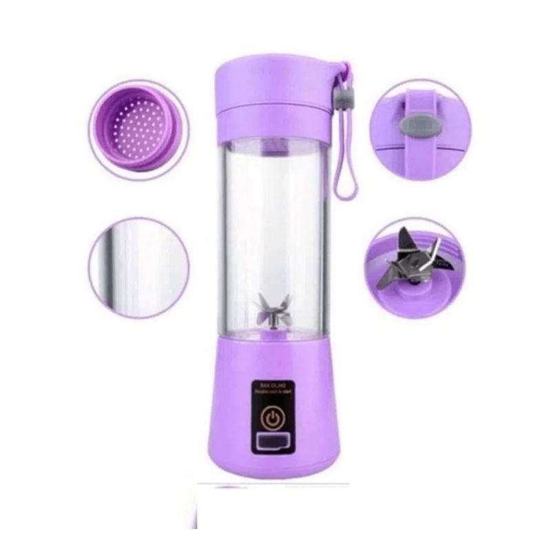 Mini Licuadora Portátil Inalámbrica Aspas MORADO Sodimac