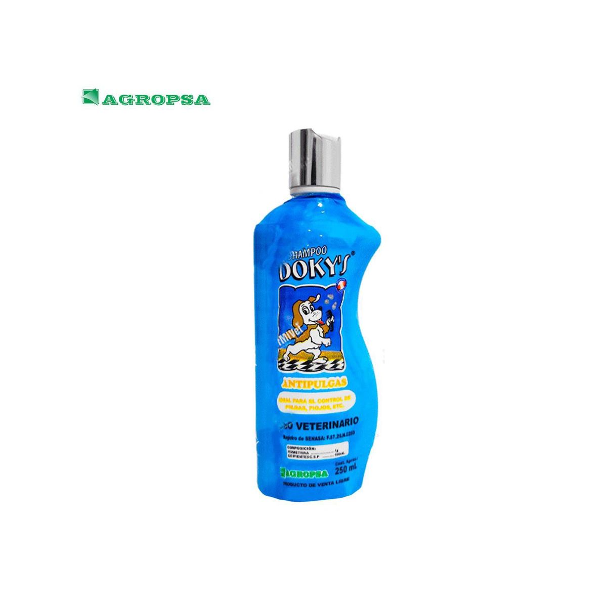 GENERICO - Shampoo Doky’s AntiPulgas para Perros Gatos Mascotas 250ml