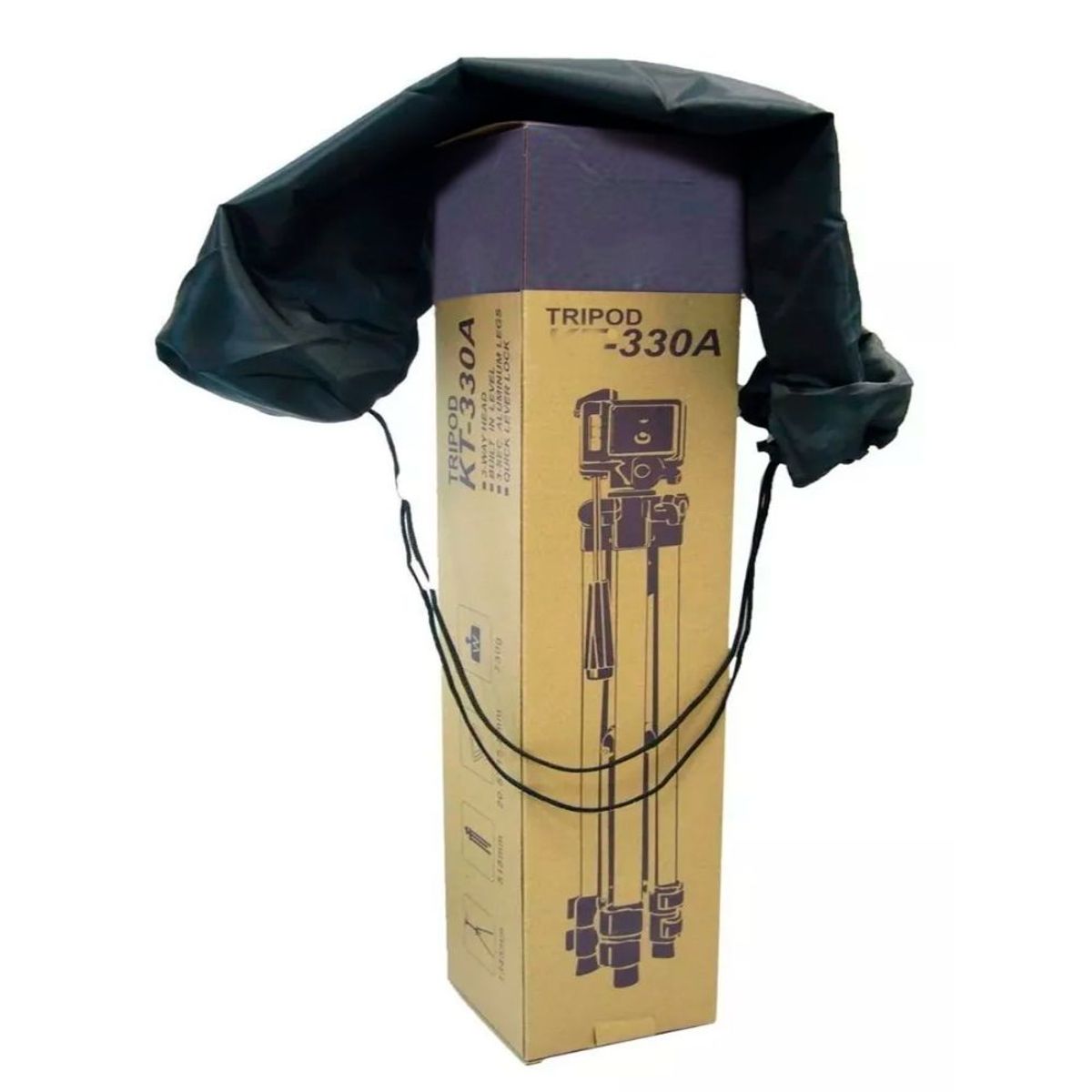 GENERICO - Tripode 14m Portatil Ajustable Camara y Telefono Parante Con Funda