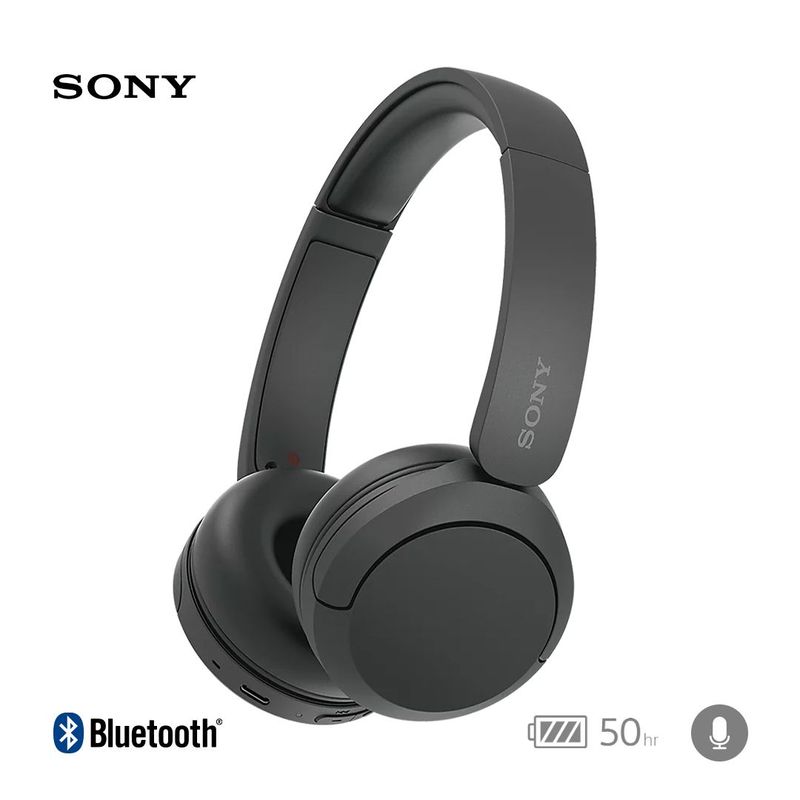 SONY - Audífonos Sony WH-CH520 Bluetooth 50 hrs c-micro Negro