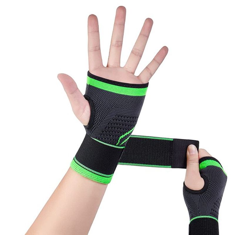 OEM - 1 Muñequera Deportiva de Compresión para Esguince con Velcro