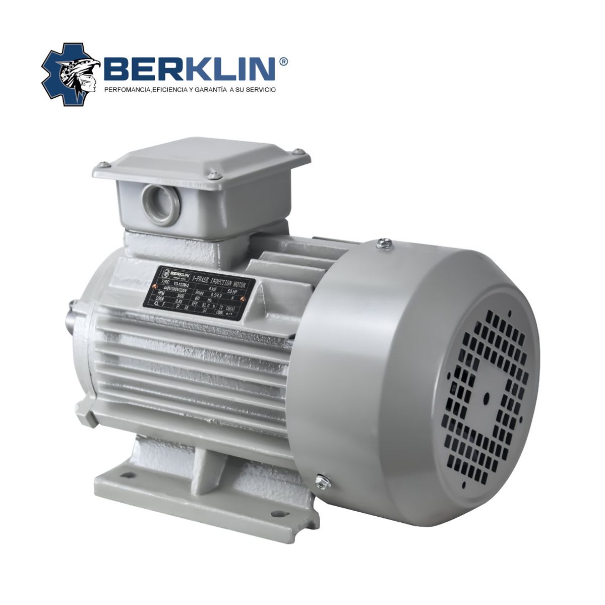BERKLIN - MOTOR ELÉCTRICO TRIFASICO DE 5 5HP 3500RPM