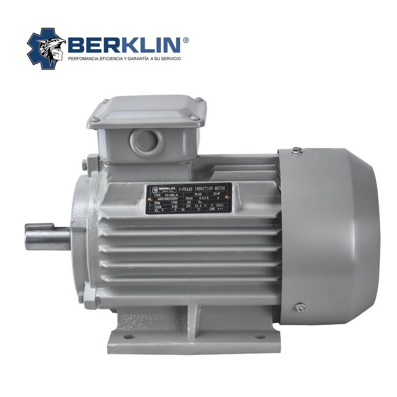BERKLIN - MOTOR ELÉCTRICO TRIFASICO DE 15HP 1750RPM