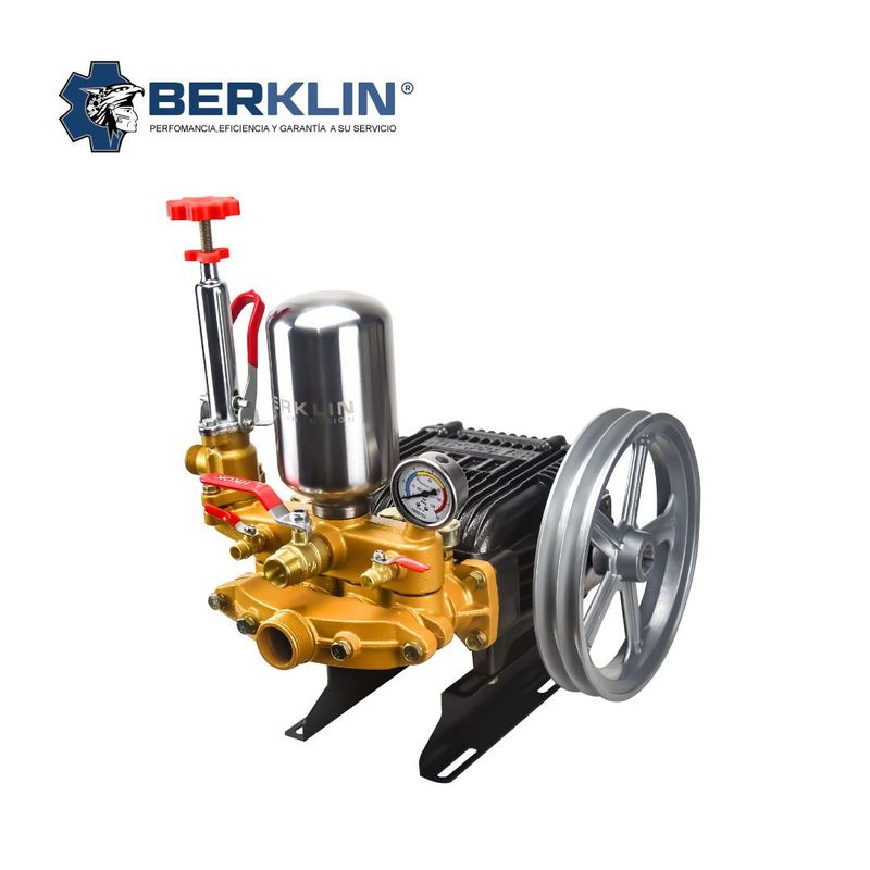 BERKLIN - BKL-100A CABEZAL DE ALTA PRESION PARA AGRICULTURA CON 4 PISTONES