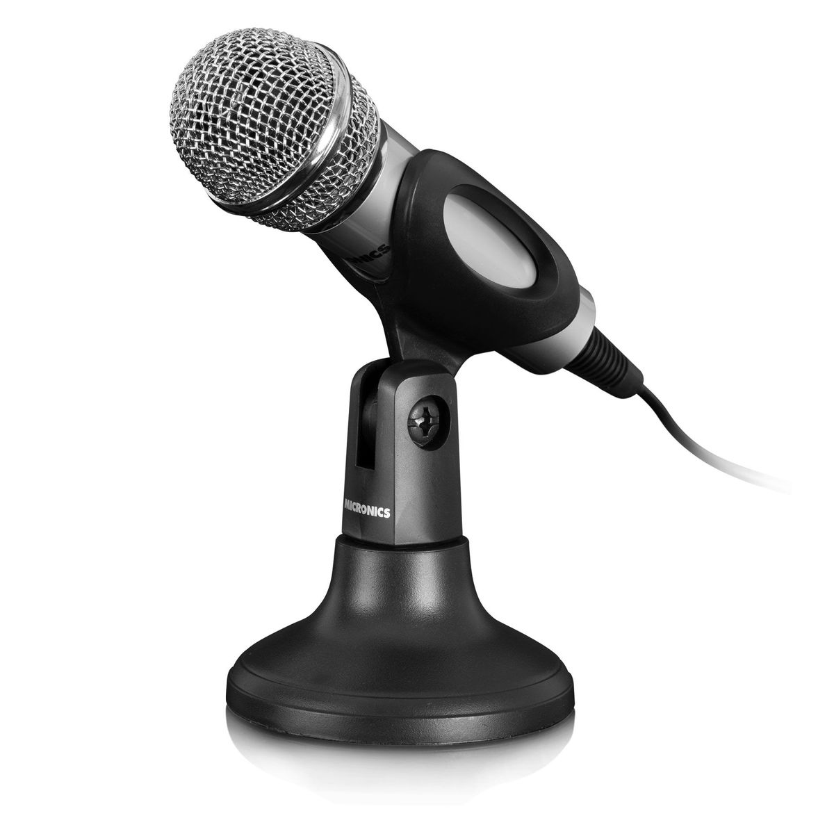 MICRONICS - Micrófono Micronics con cable 18M pedestal Erudito Mic P801