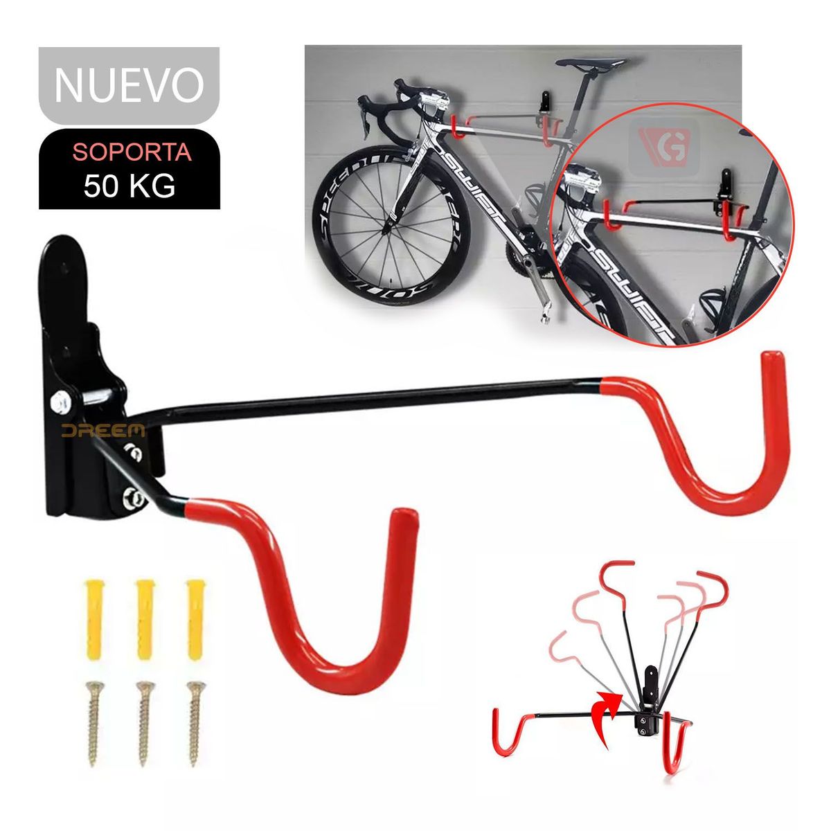SUPER RACK - Rack de Pared para Bicicletas