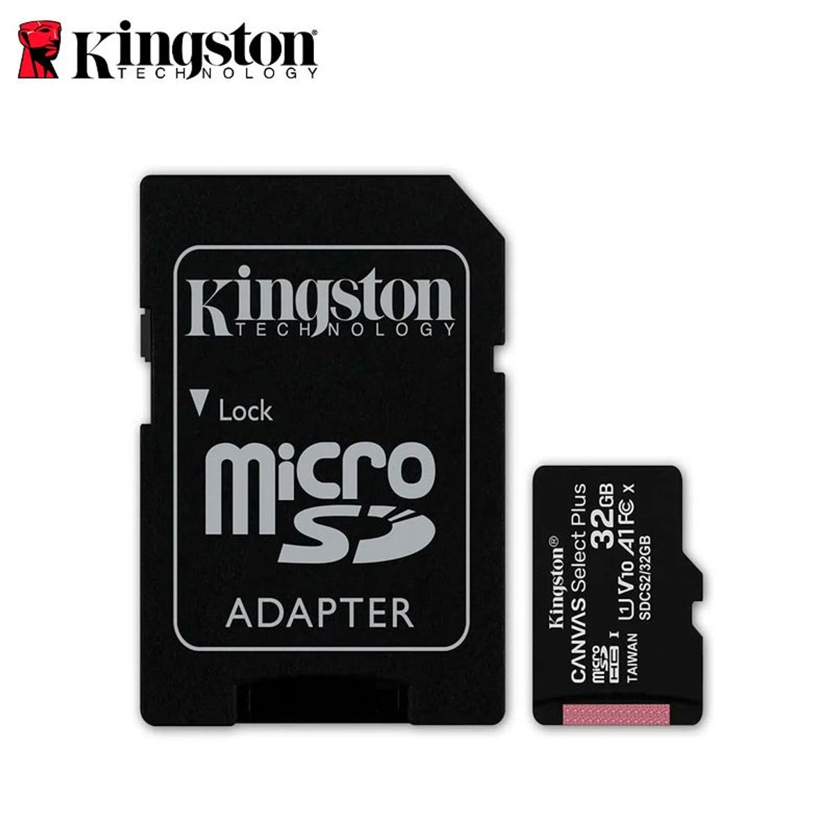 KINGSTON - Memoria Micro Sd 32 Gb Kingston Adaptador Clase 10 100 Mb/s