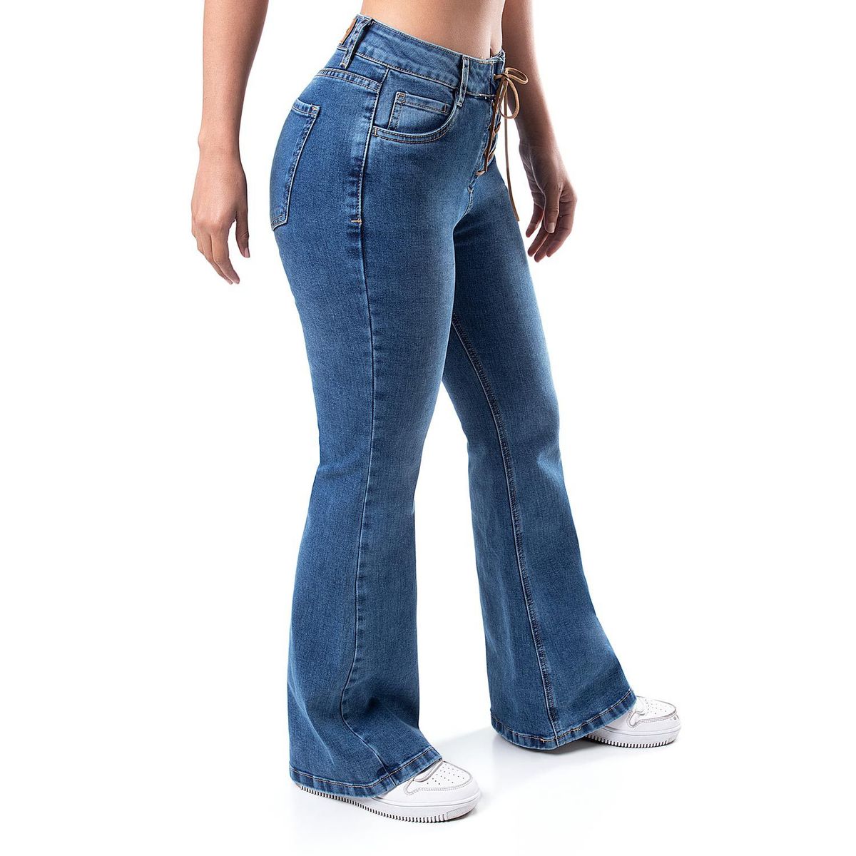 PIONIER - Pantalon Moda Denim Stretch Glaxy Mujer
