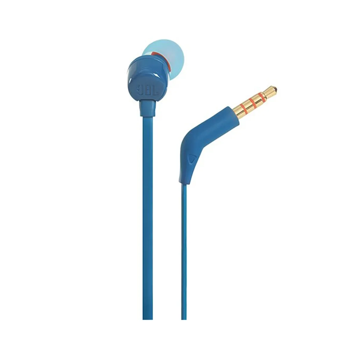 JBL - Audifonos Pure Bass Sound 3.5 mm JBL T110 Con Micro Azul