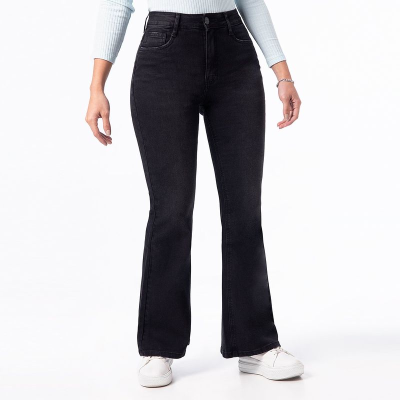 PIONIER - Pantalón Moda Denim Stretch Mujer Hallyh