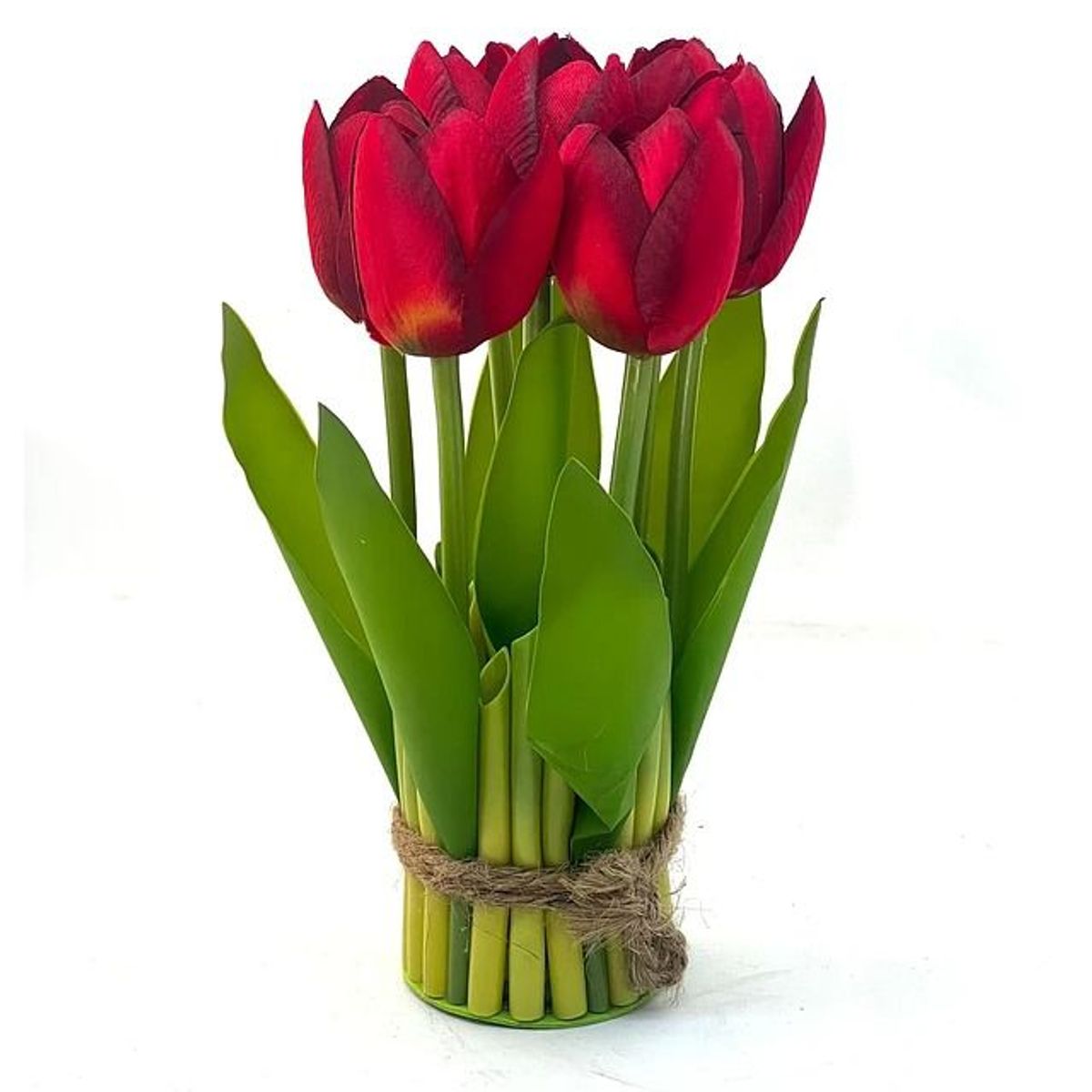 GENERICO - Ramo de flores artificiales tulipanes decorativa para el hogar