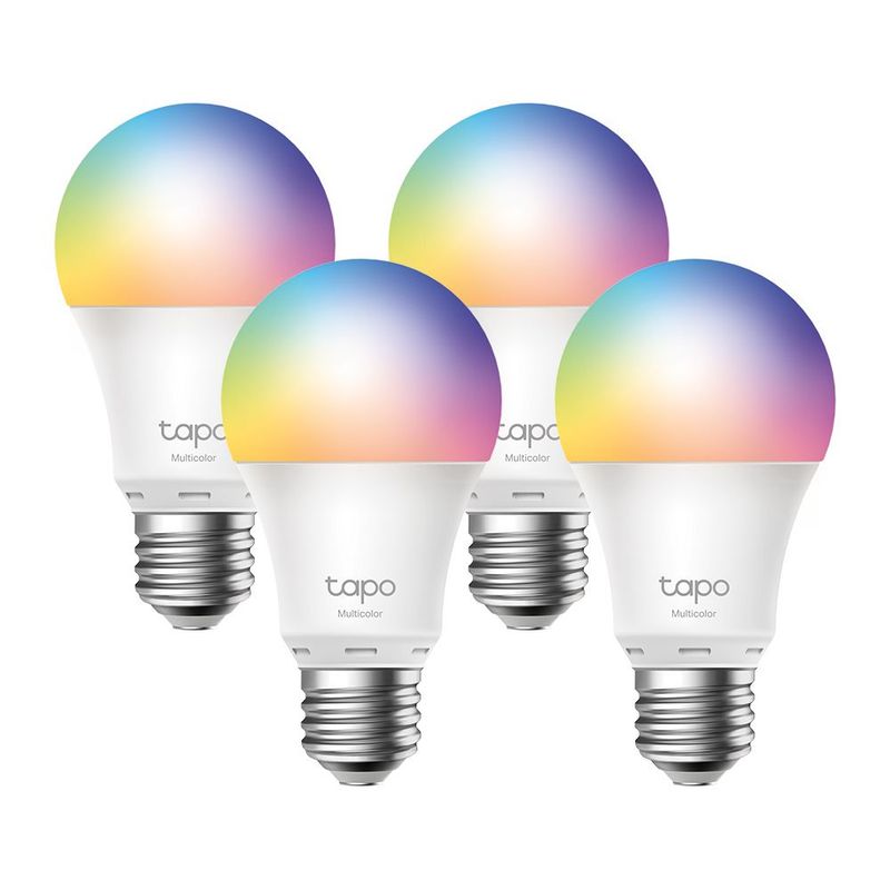 TP LINK - TP-Link - Foco Tapo L530E 4-Pack Smart Wi-Fi Light Bulb Multicolor