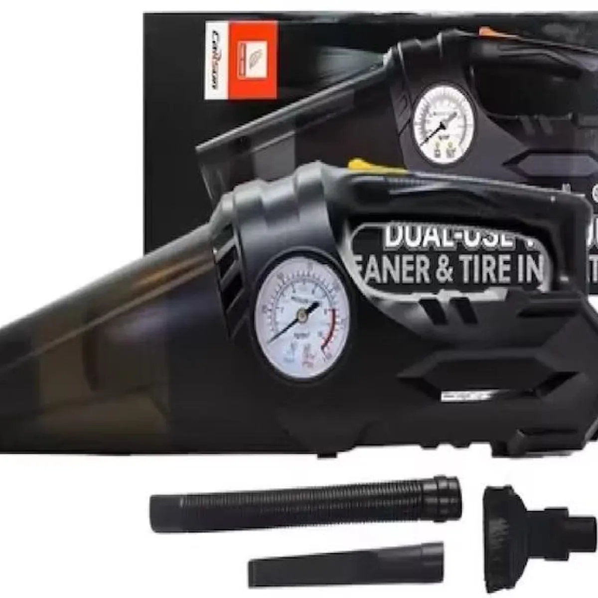 GENERICO - Compresor para autos y Aspidora potente 2 en 1