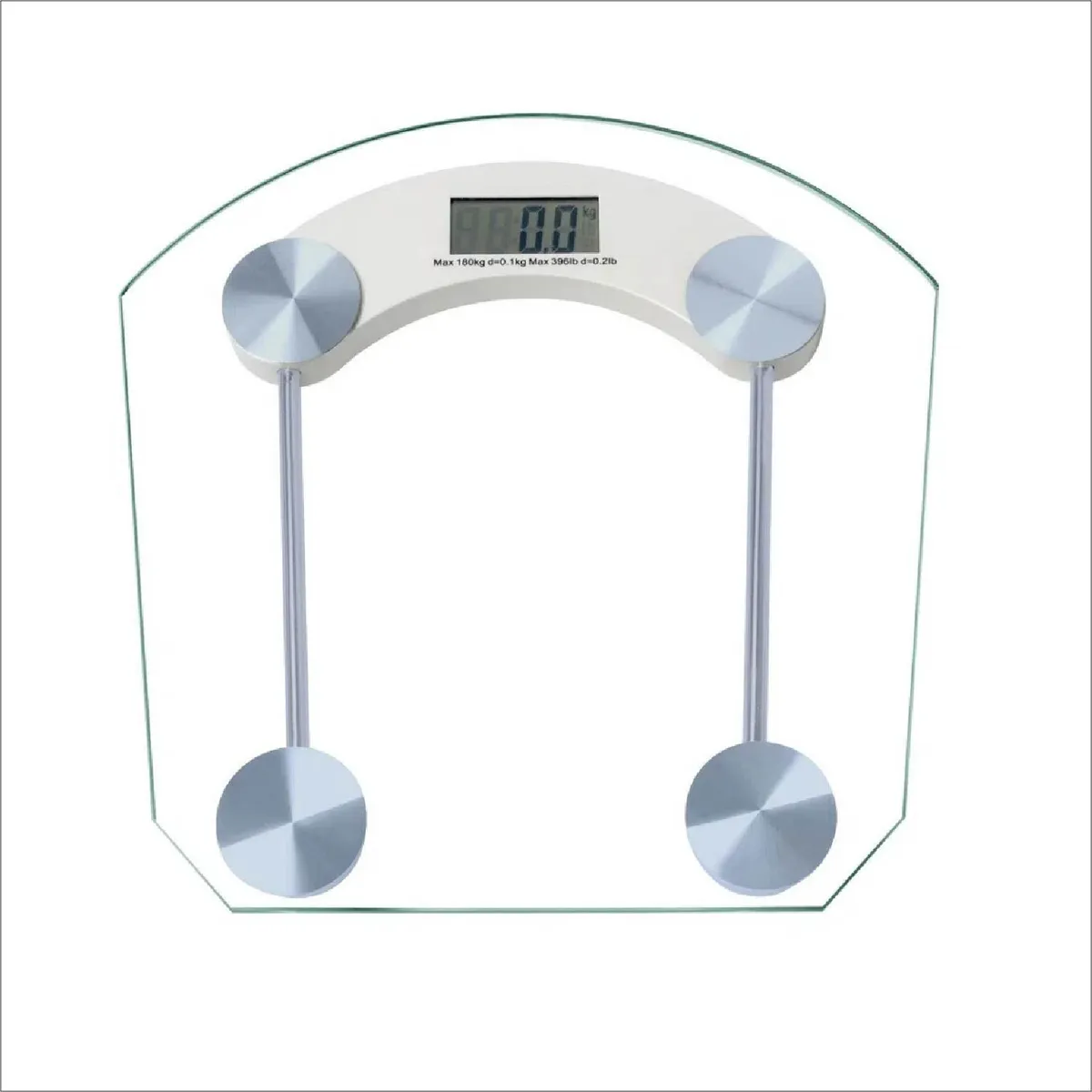 GENERICO - Balanza Digital Baño De Vidrio Hasta 180Kg - Transparente