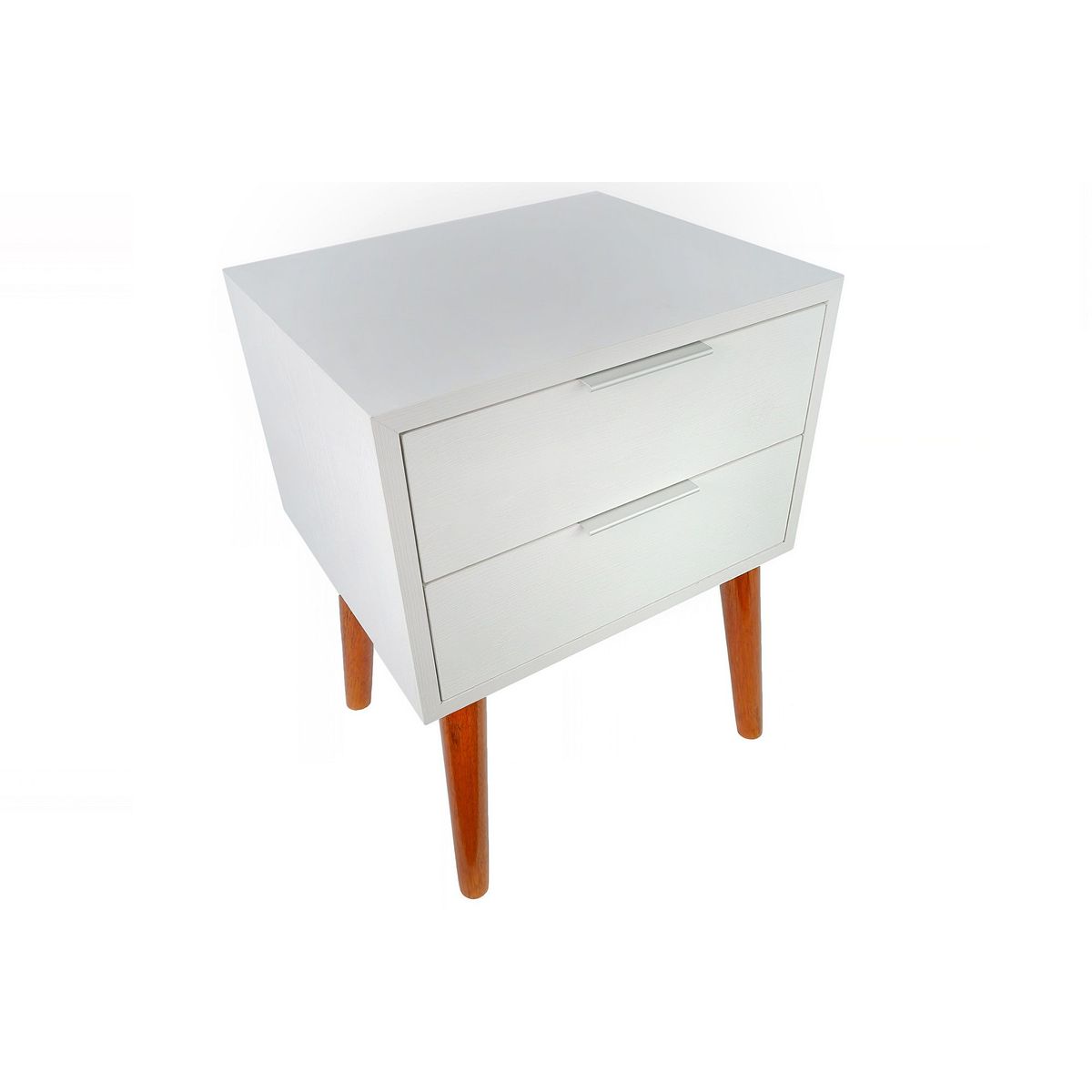 PELIKANO - MESA DE NOCHE , VELADOR MODERNO ROBLE BLANCO 2