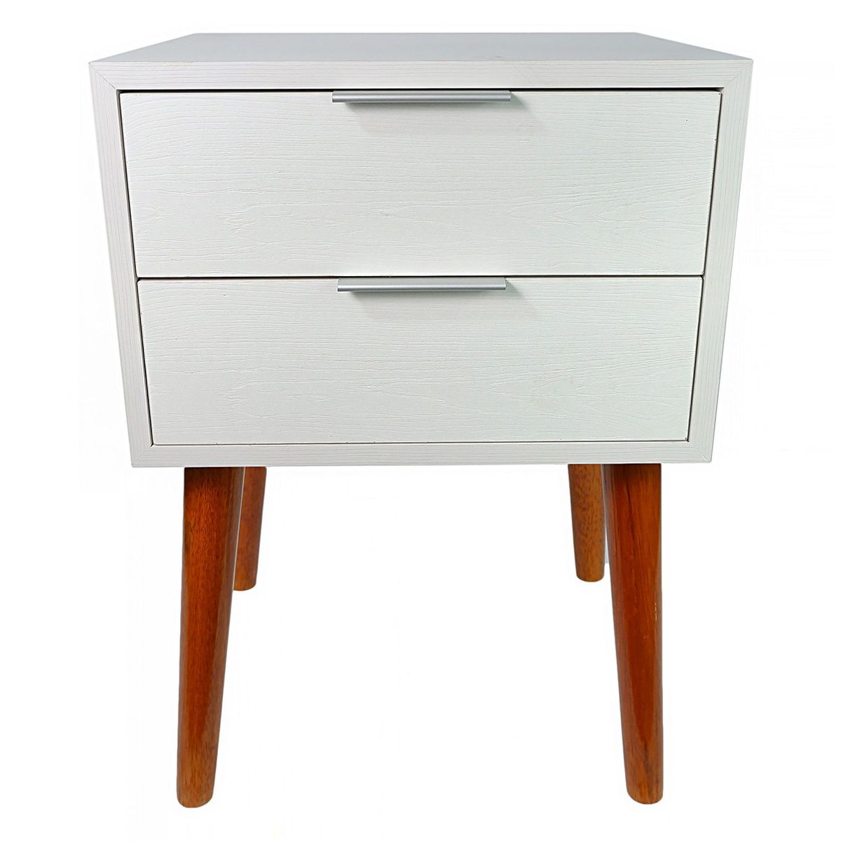 PELIKANO - MESA DE NOCHE , VELADOR MODERNO ROBLE BLANCO 2