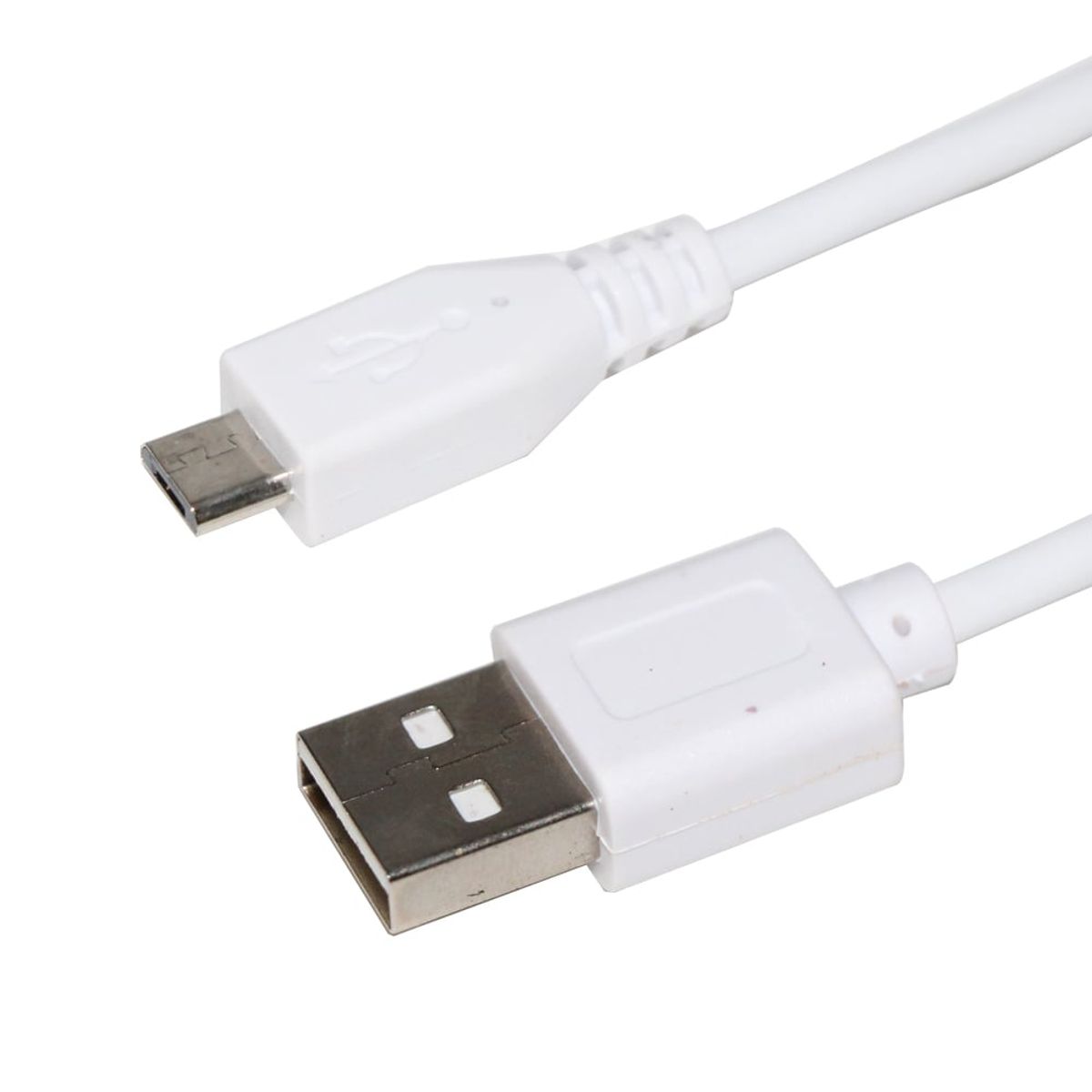 GENERICO - Cable usb a micro usb de 2 metros blanco