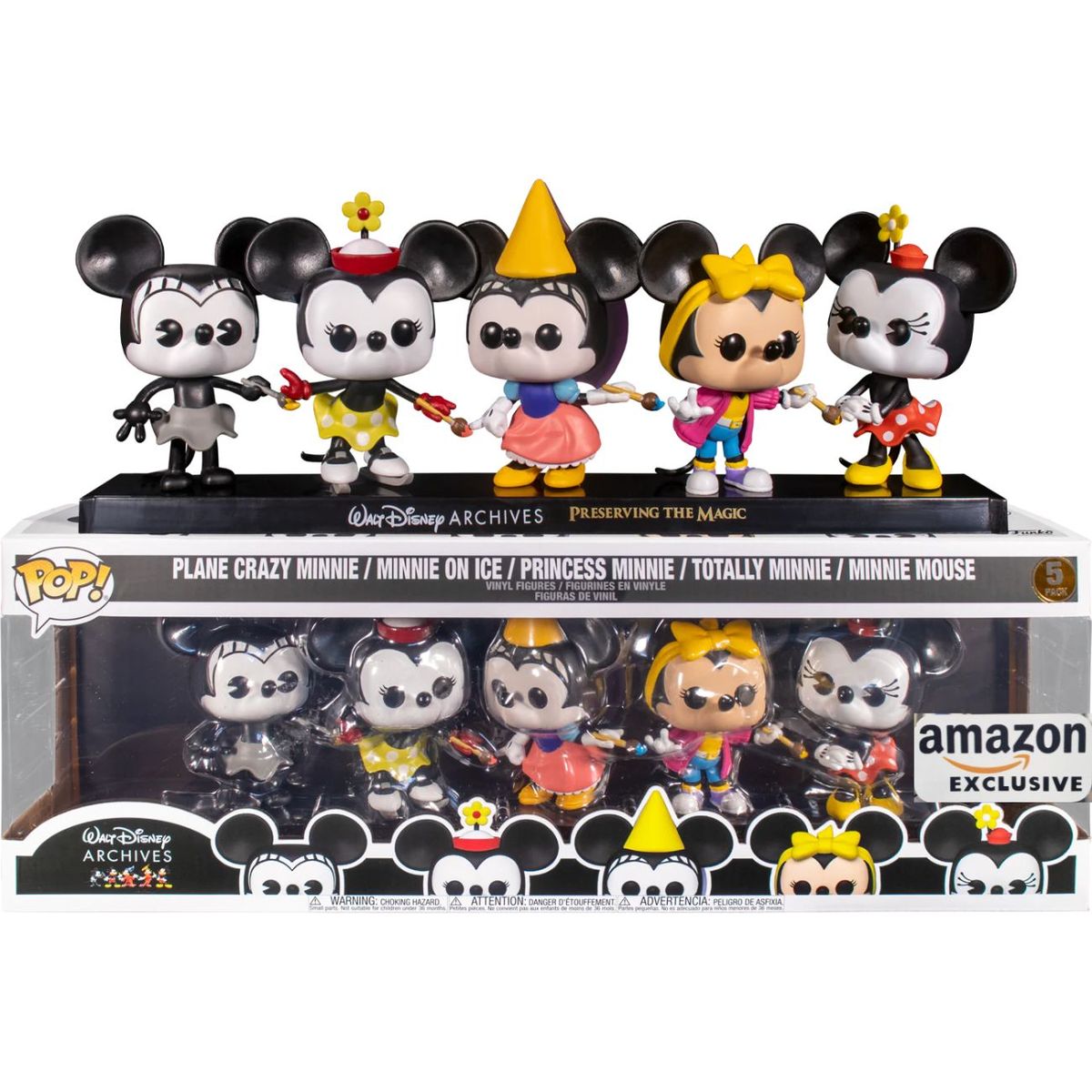 FUNKO - Funko Pop Minnie Mouse - Disney 5 Pack -Minnie Mouse Set x 5