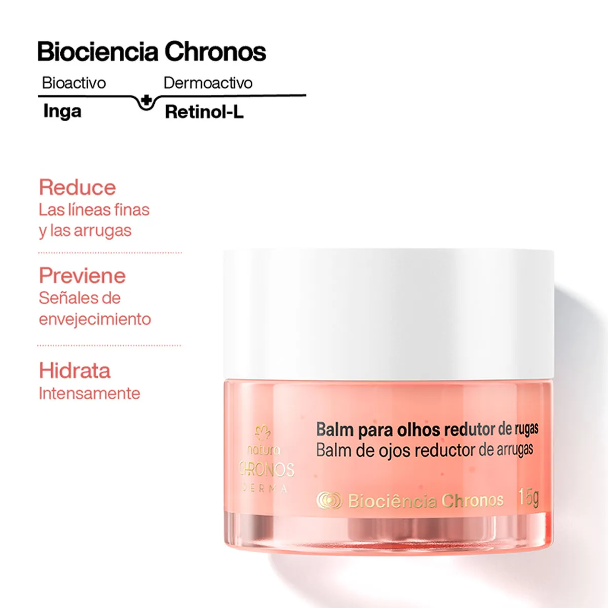 NATURA - Chronos Balm de ojos reductor de arrugas 30 hidratante 15ml
