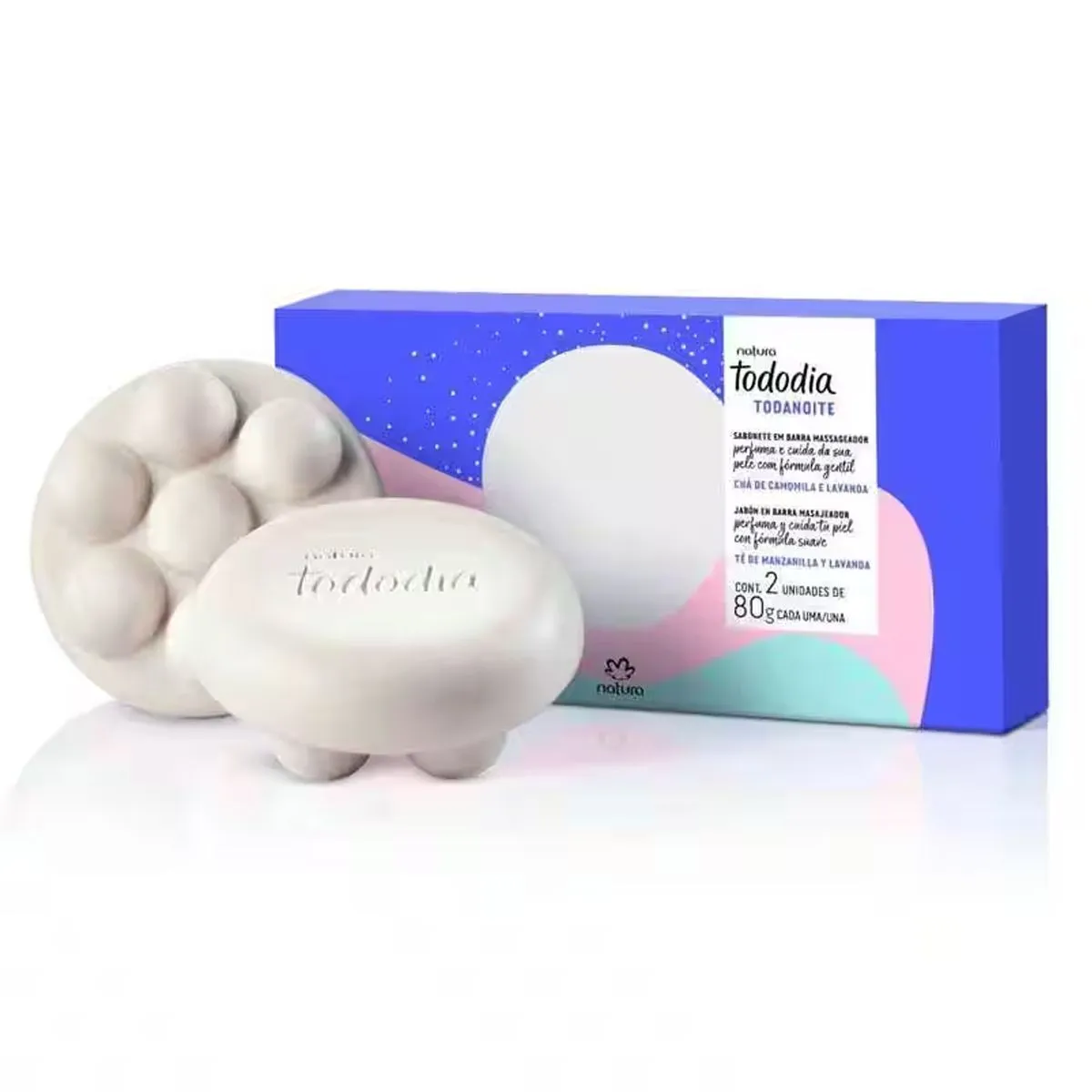 NATURA - Tododia Todanoite Jabones masajeadores noche x2 unidades 90g