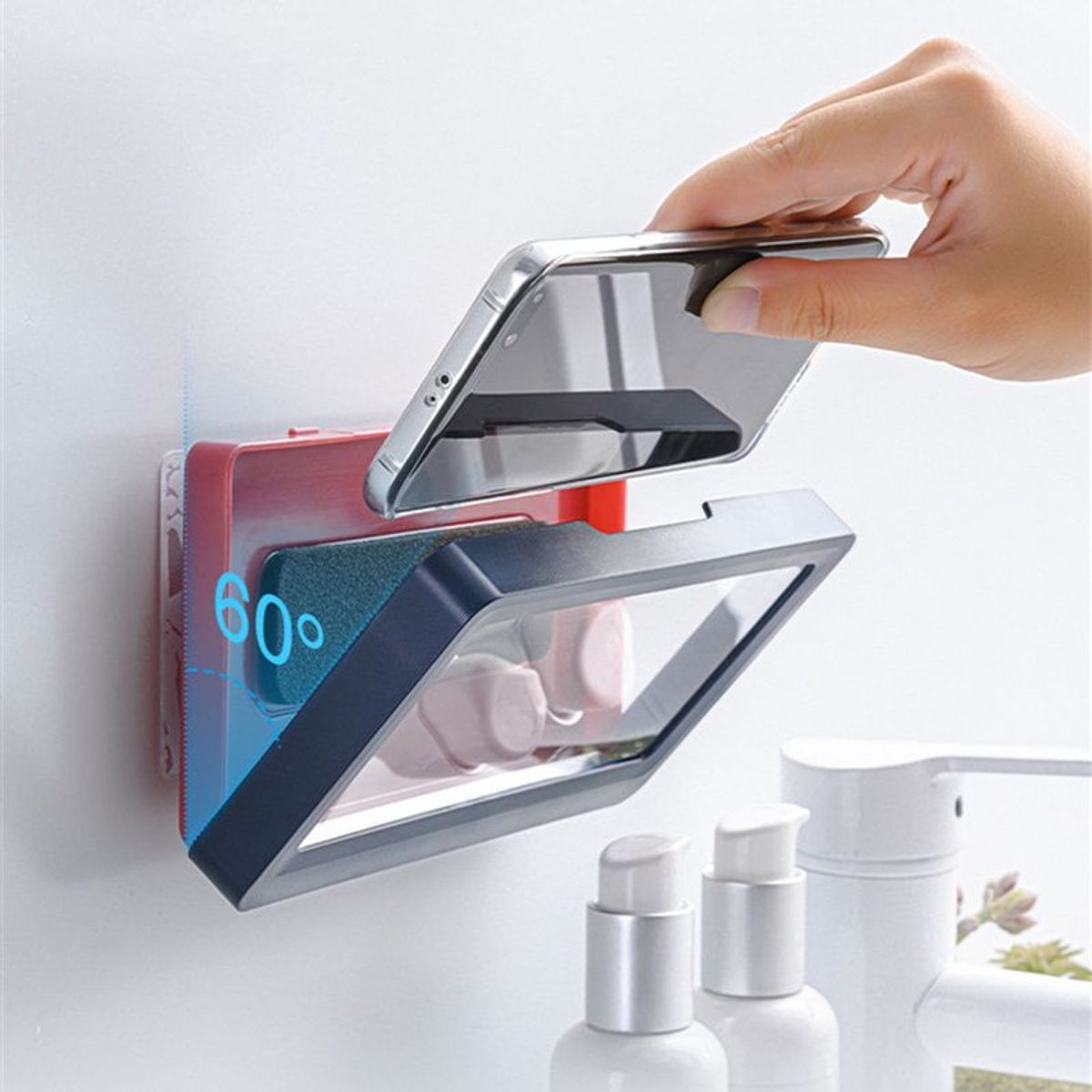 GENERICO - Soporte Protector Impermeable de Celular Para Ducha táctil