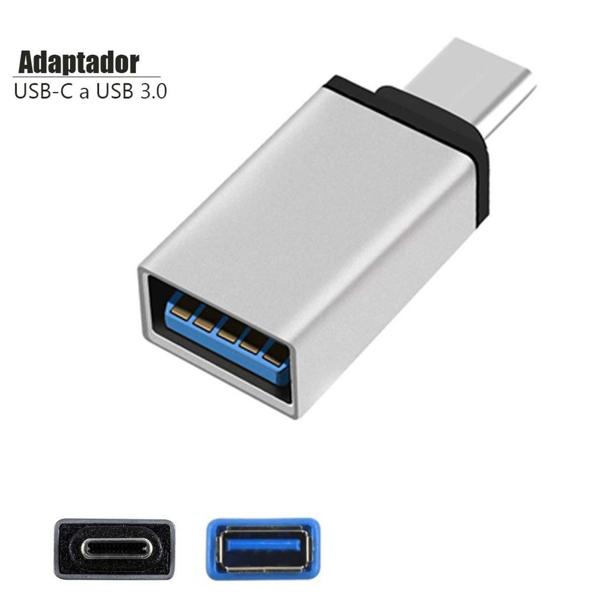GENERICO - Adaptador USB-C a USB 3.0