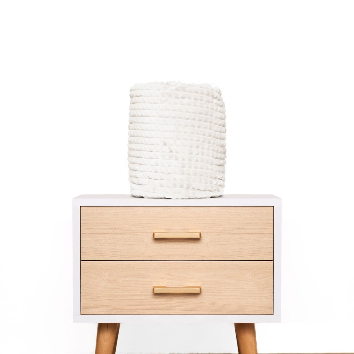 COBITEX HOME - Manta de invierno perla 230x180cm con textura de corderito cobitex