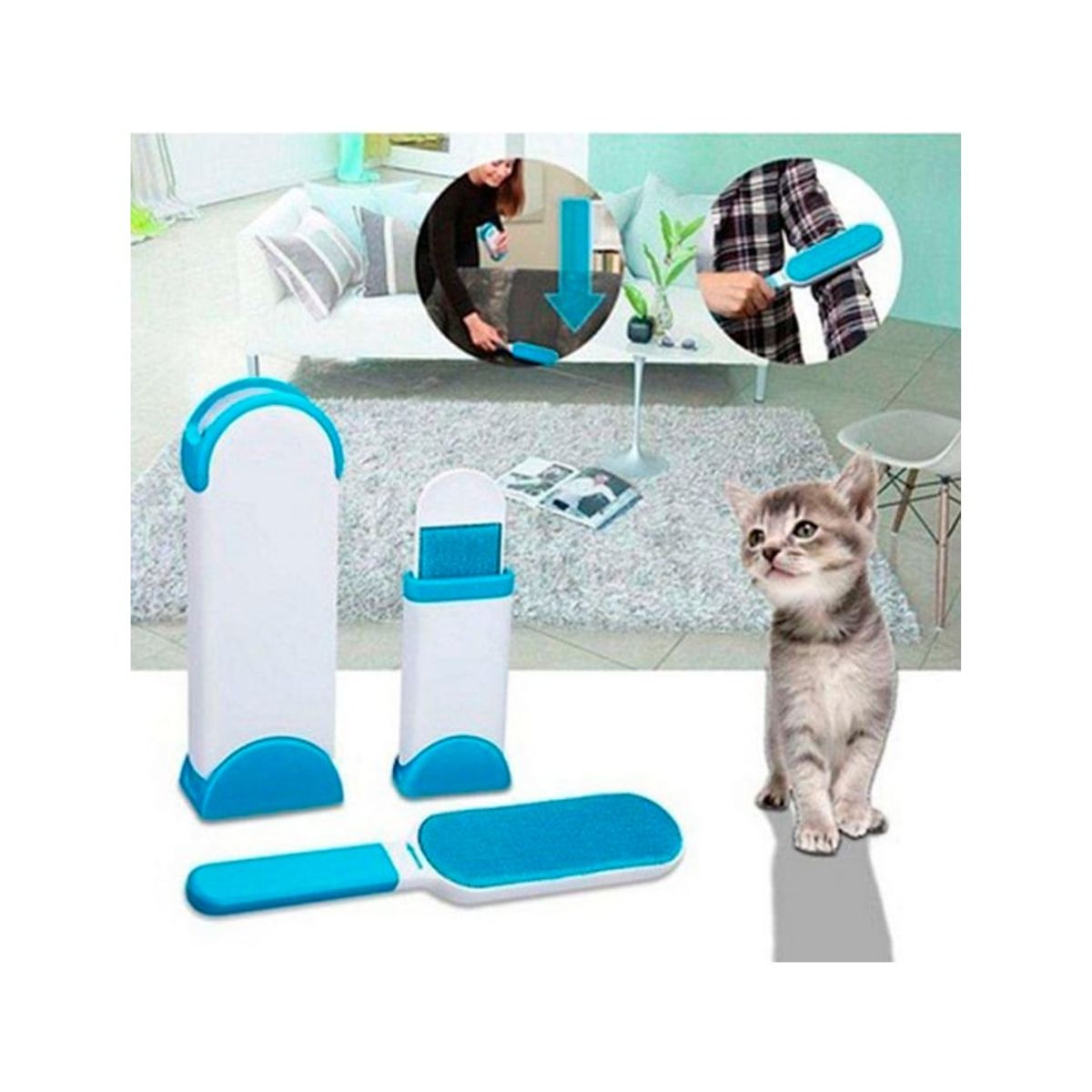 GENERICO - Removedor Saca Pelos Pelusas De Mascotas - Perro Gatos