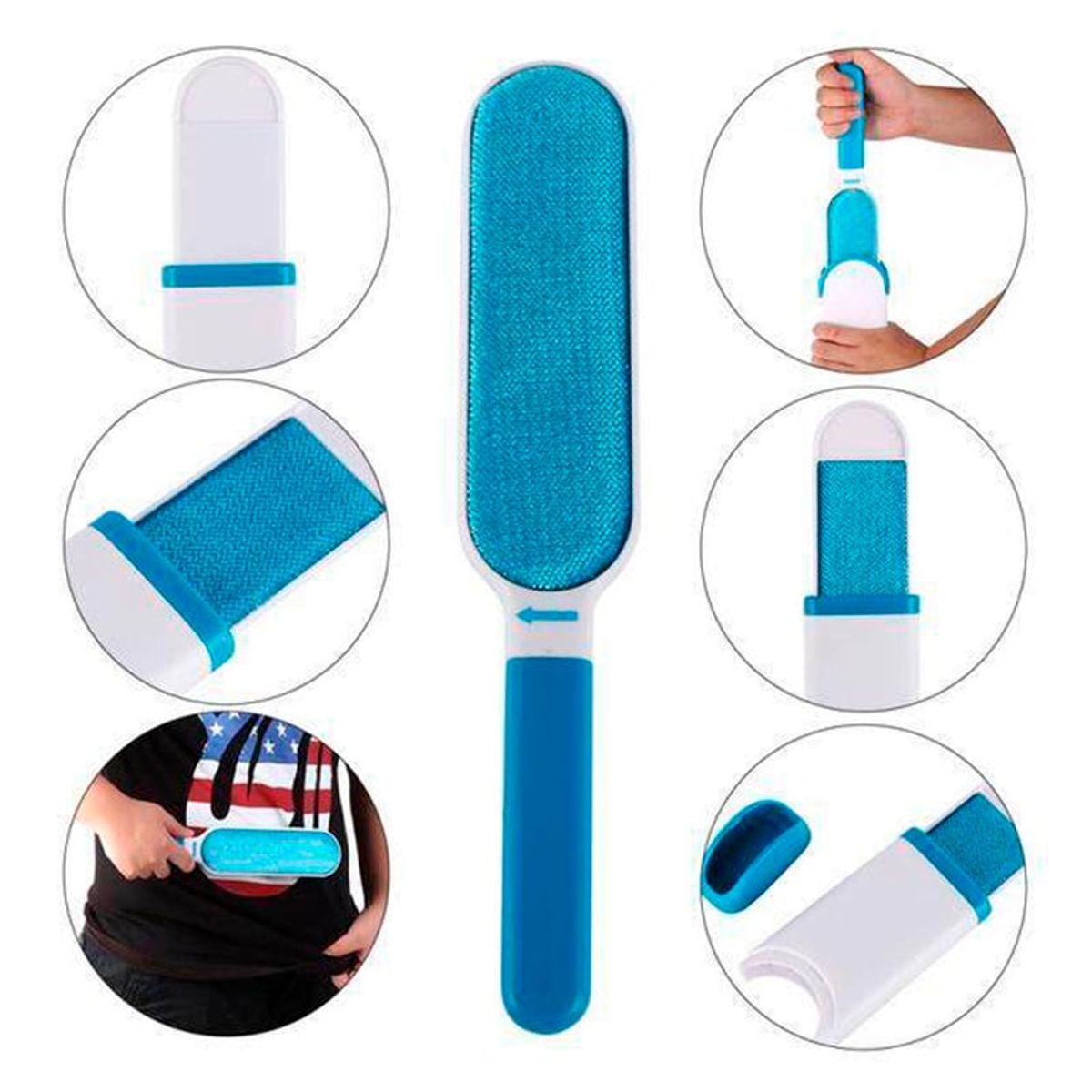 GENERICO - Removedor Saca Pelos Pelusas De Mascotas - Perro Gatos