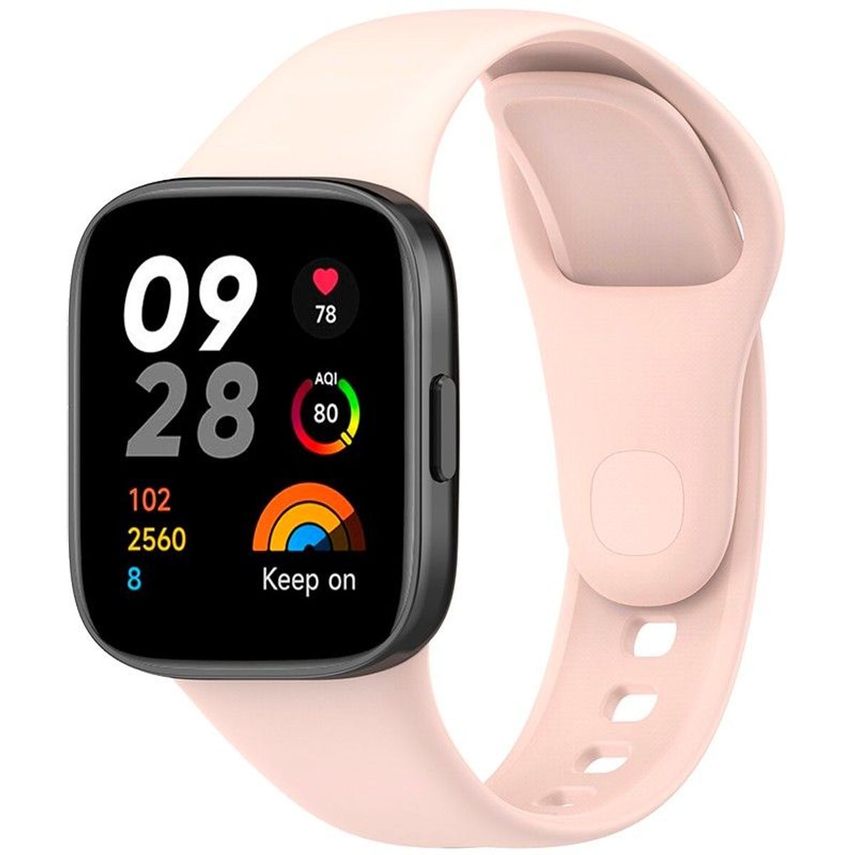 GENERICO - Correa de Silicona para Redmi Watch 3 - Rosado