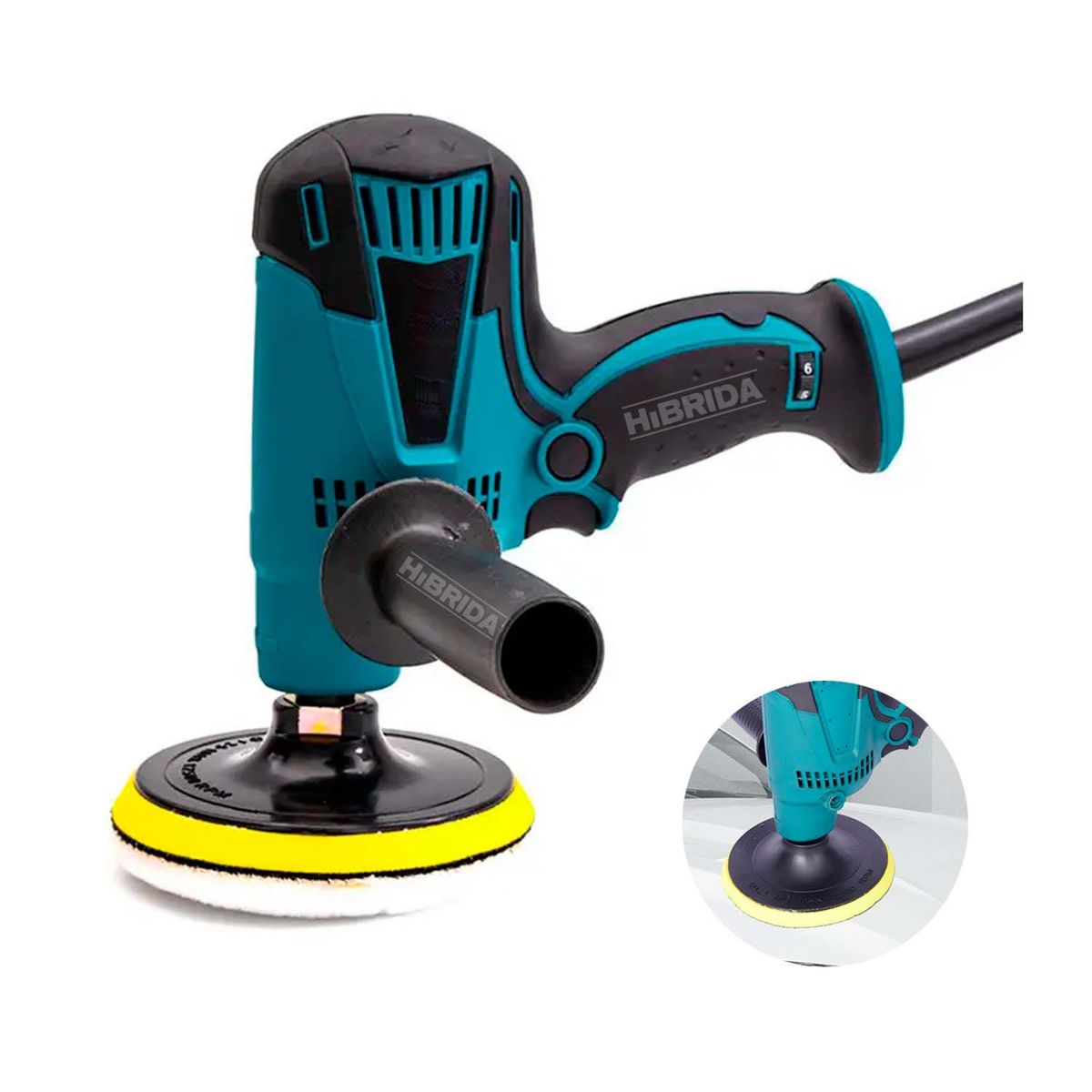 XTD - PULIDORA LIJADORA ORBITAL MULTIUSOS ACABADOS AUTOS - H-PULIDOR-ELEC