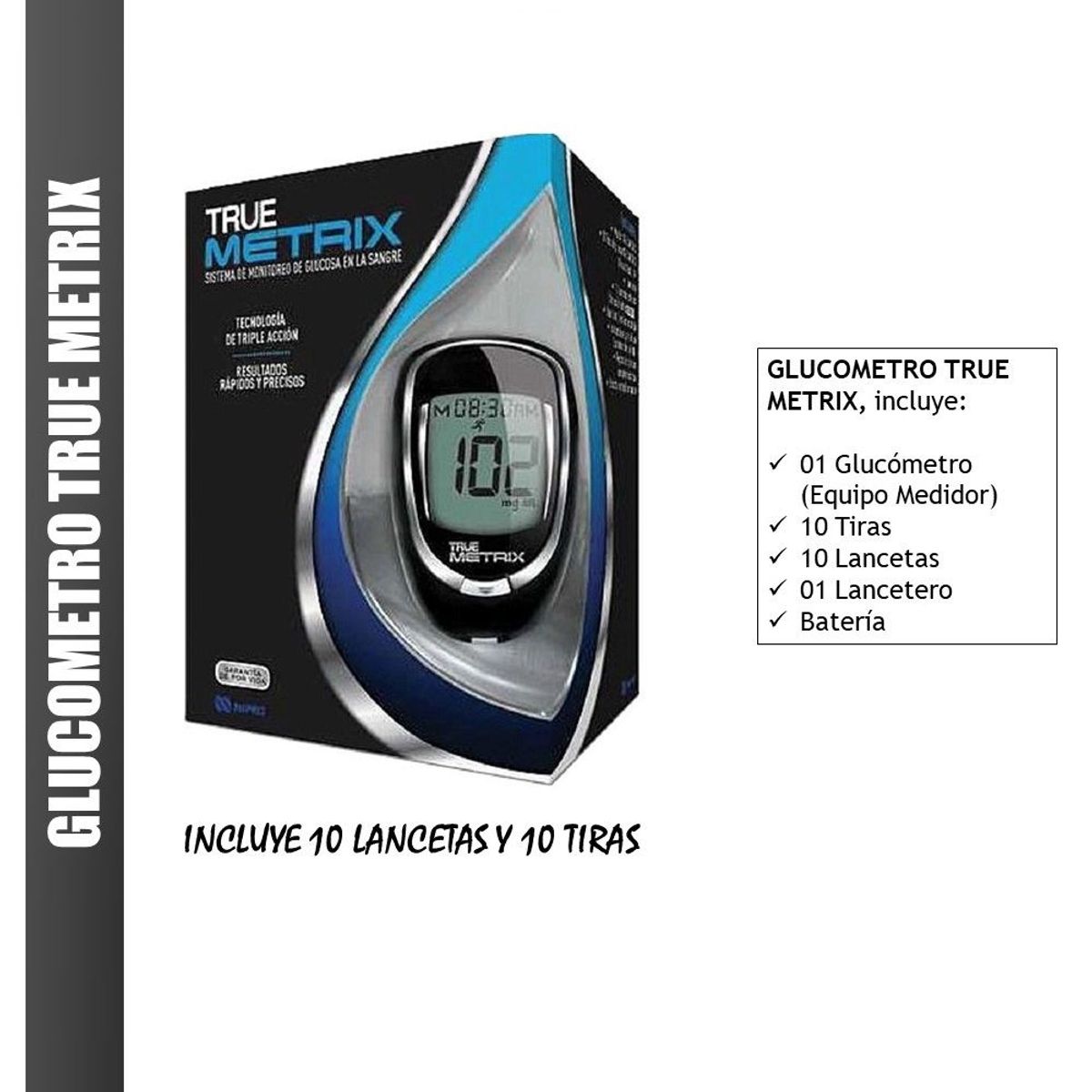 GENERICO - GLUCOMETRO TRUE METRIX