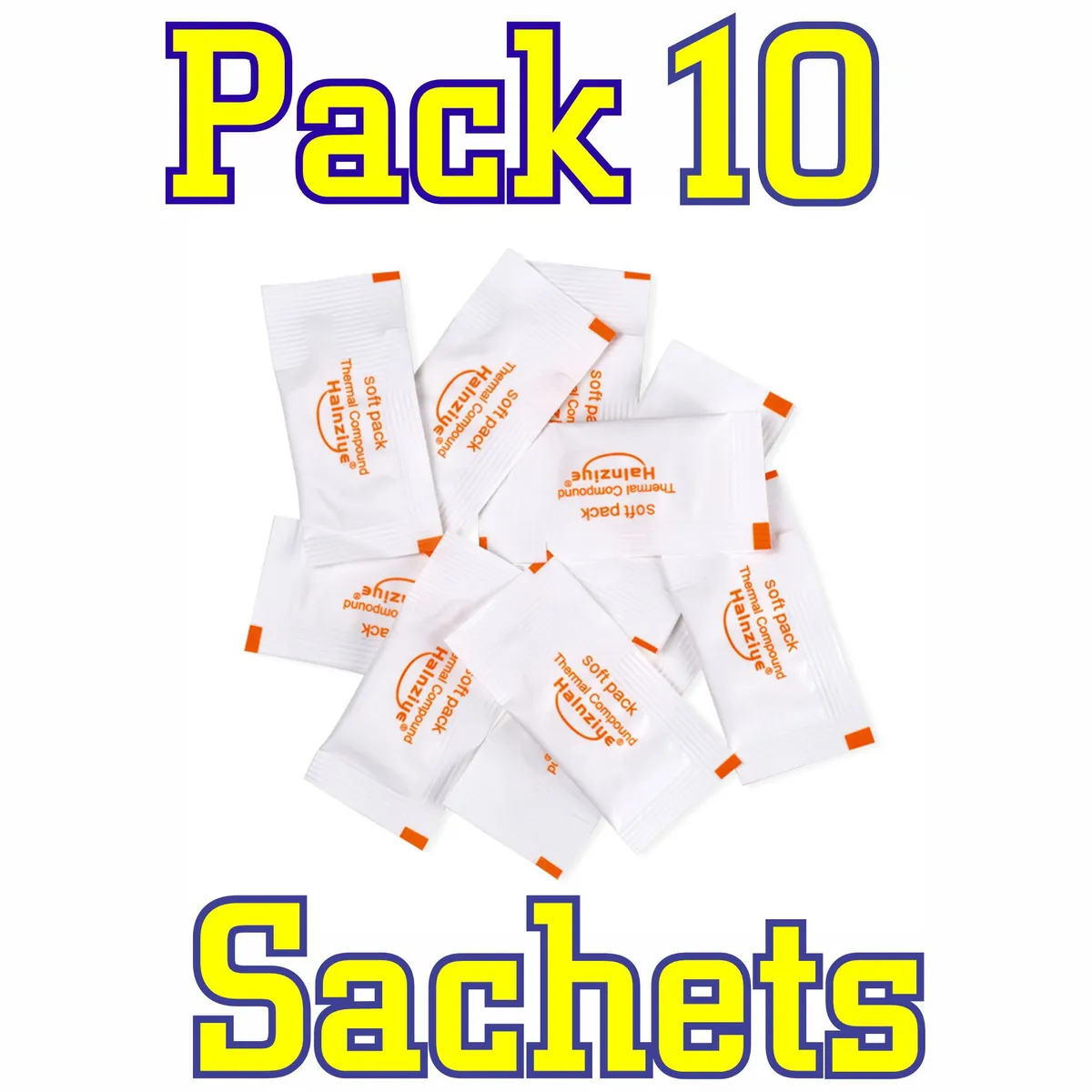 GENERICO - 10 Sachets Pasta Térmica Para PC Laptop Tarjetas Video