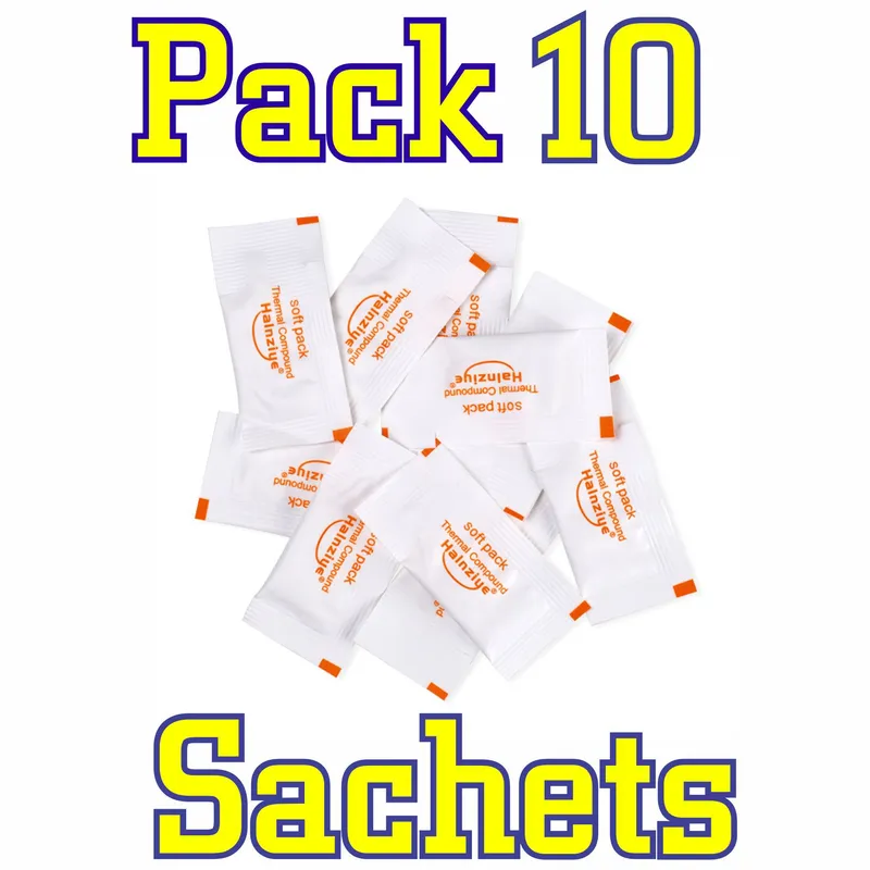 GENERICO - 10 Sachets Pasta Térmica Para PC Laptop Tarjetas Video