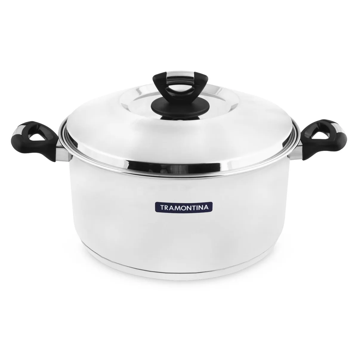 TRAMONTINA - Juego de Ollas 11 Piezas Acero Inoxidable Solar