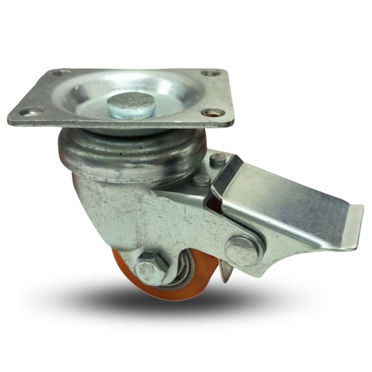 SERRATURE - GARRUCHA FRENO NARANJA 38MM CARGA 90KG