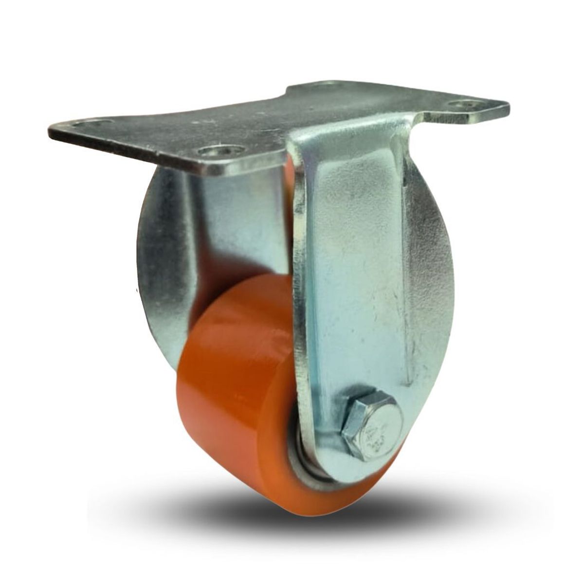 SERRATURE - GARRUCHA FIJA NARANJA 38MM CARGA 90KG