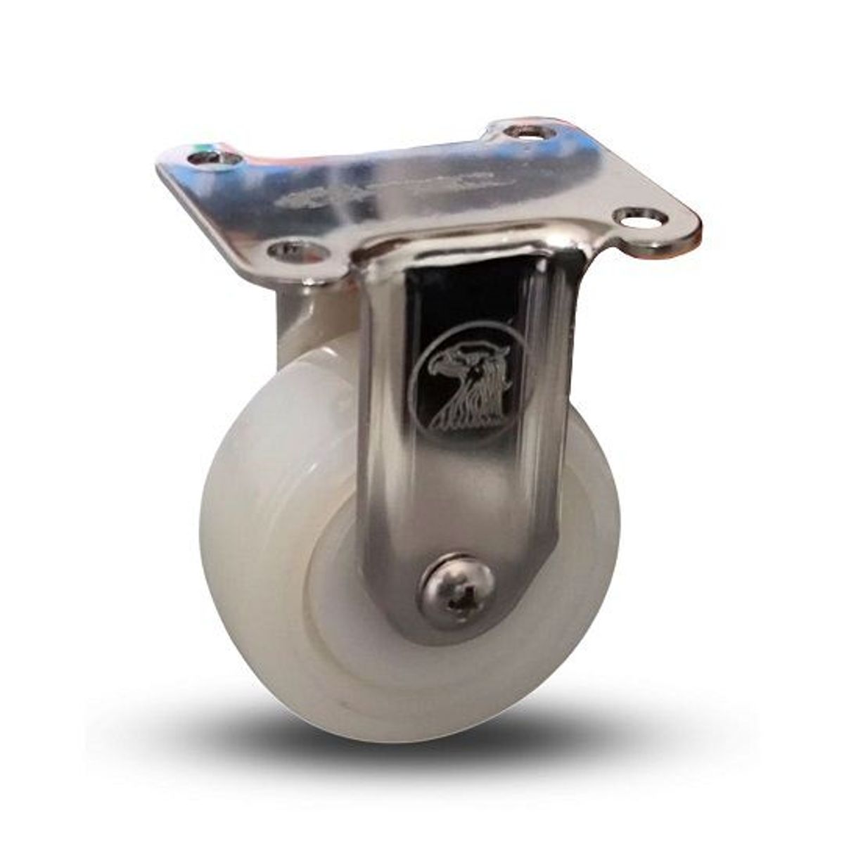 SERRATURE - GARRUCHA FIJA AC INOX BLANCA 50MM CARGA 50KG